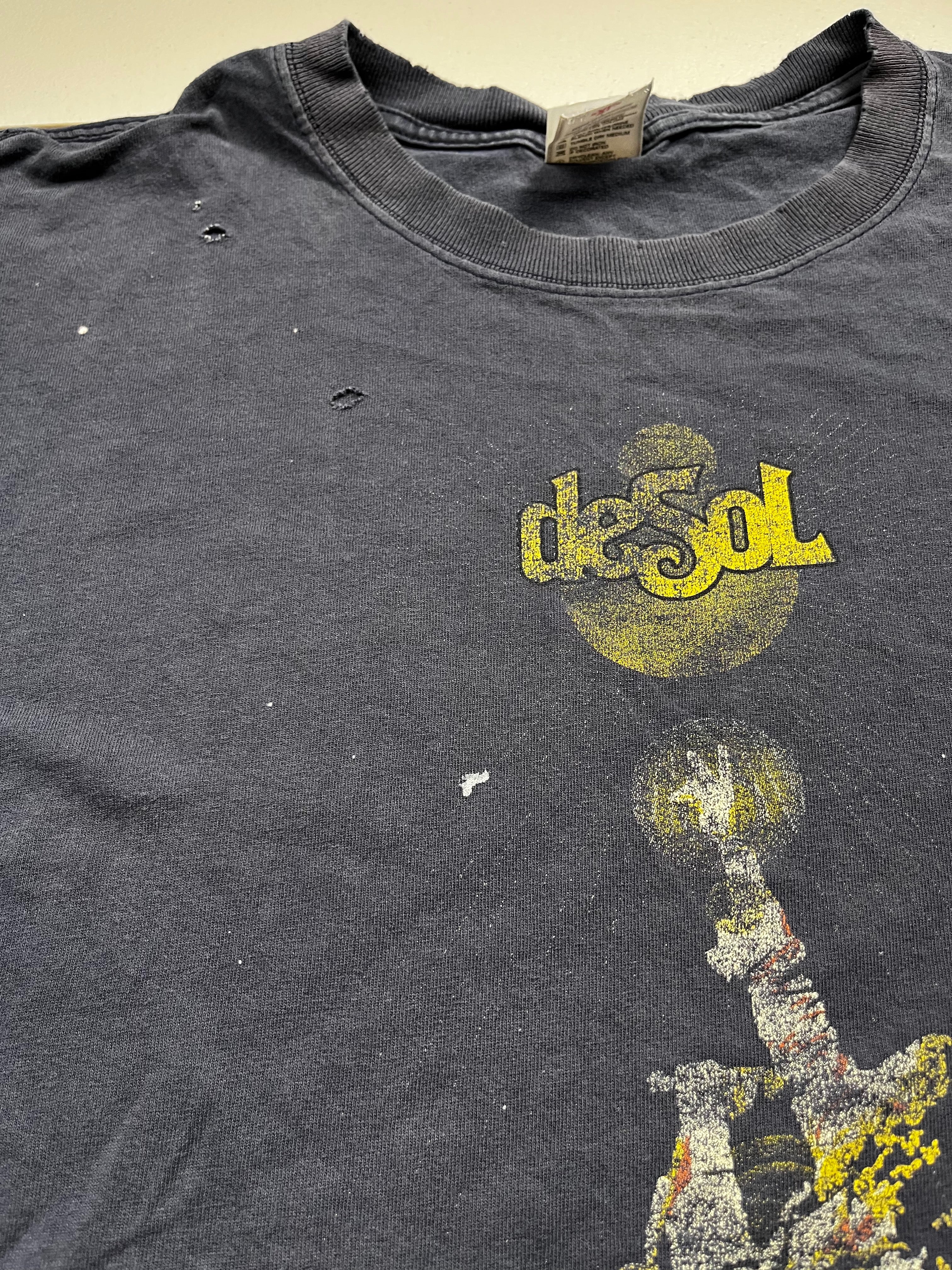 Vintage DeSol On My Way Band Graphic T-Shirt Navy