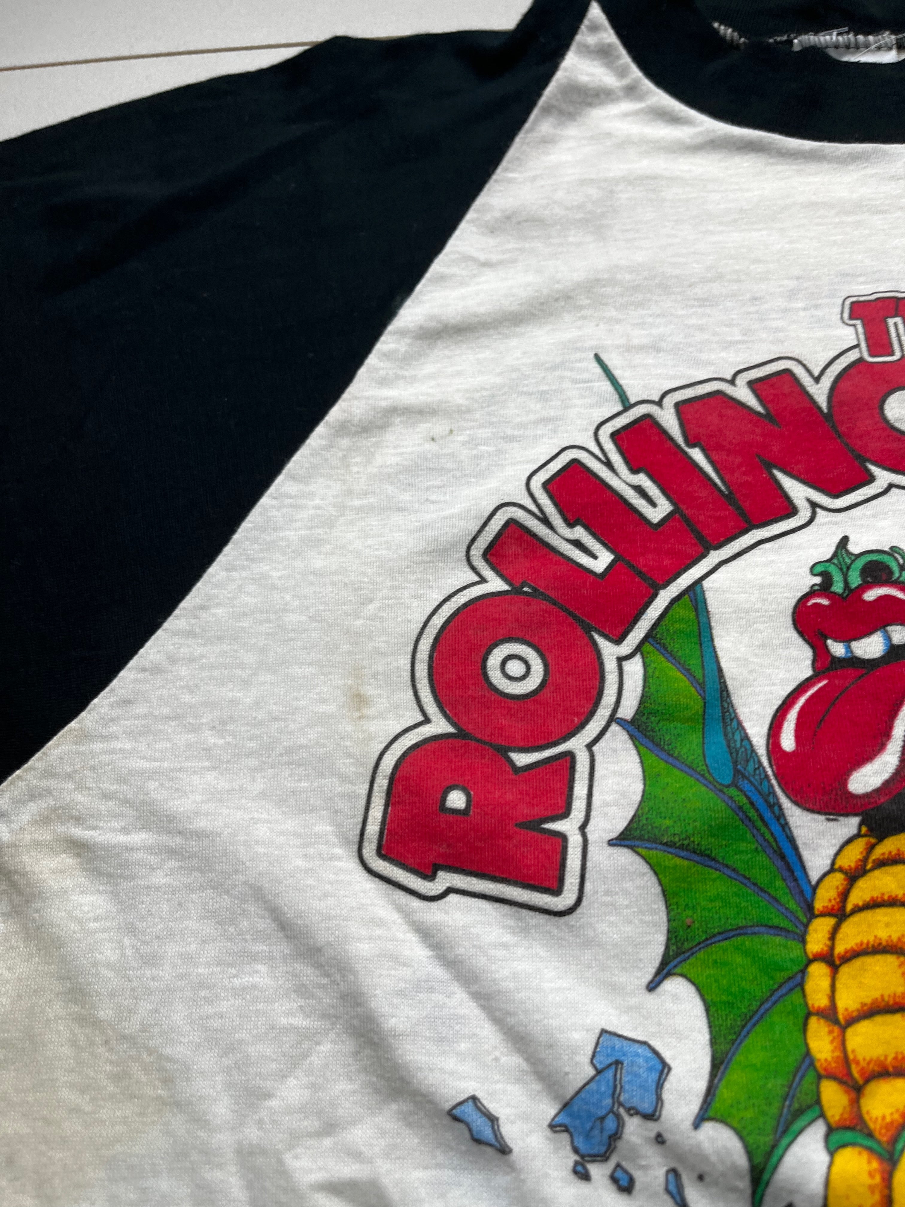 Vintage 1981 Rolling Stones Tour Dragon Raglan Baseball Tee
