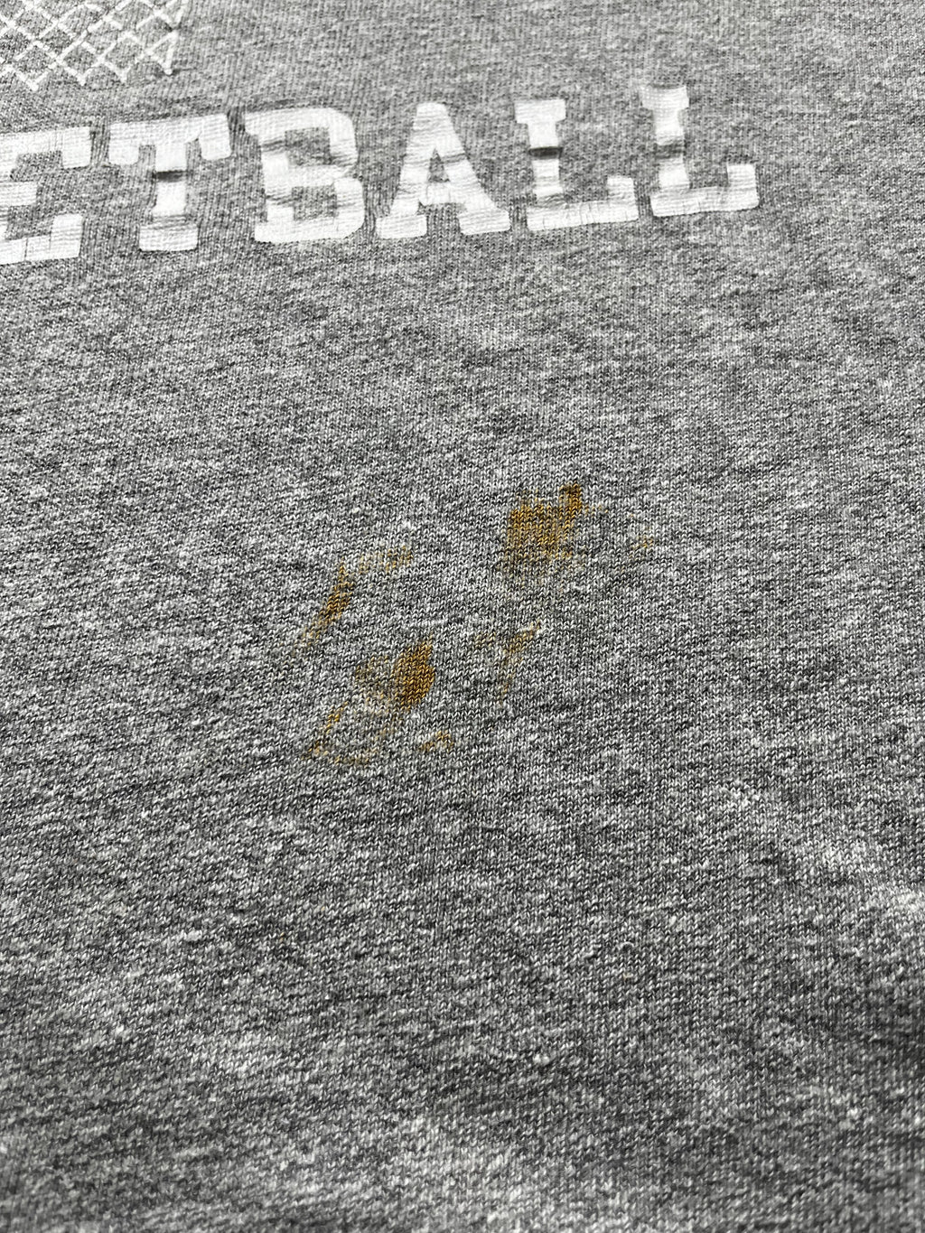 Vintage King's Basketball Graphic T-Shirt Grey