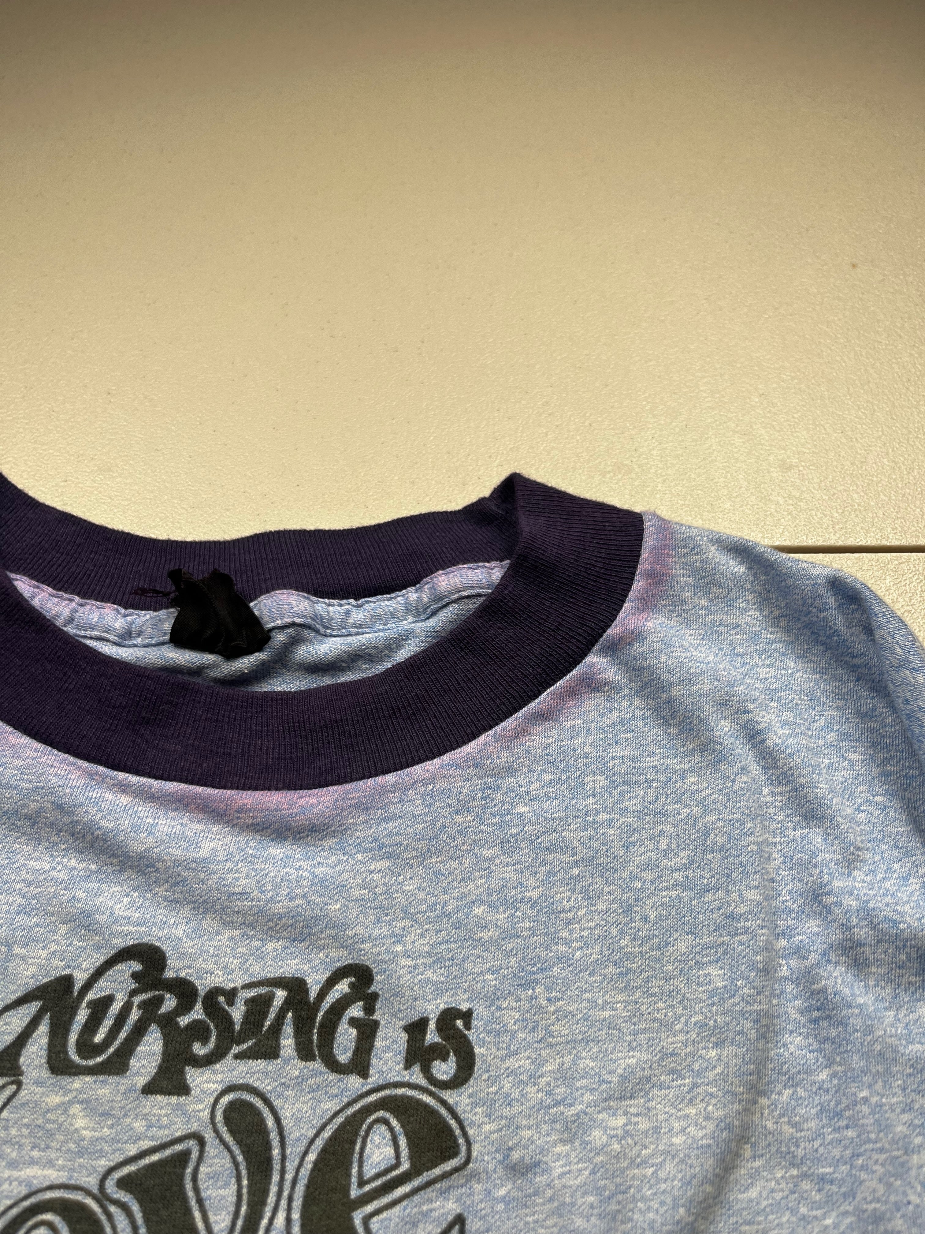 Vintage Nursing Is Love Made Visible Ringer T-Shirt