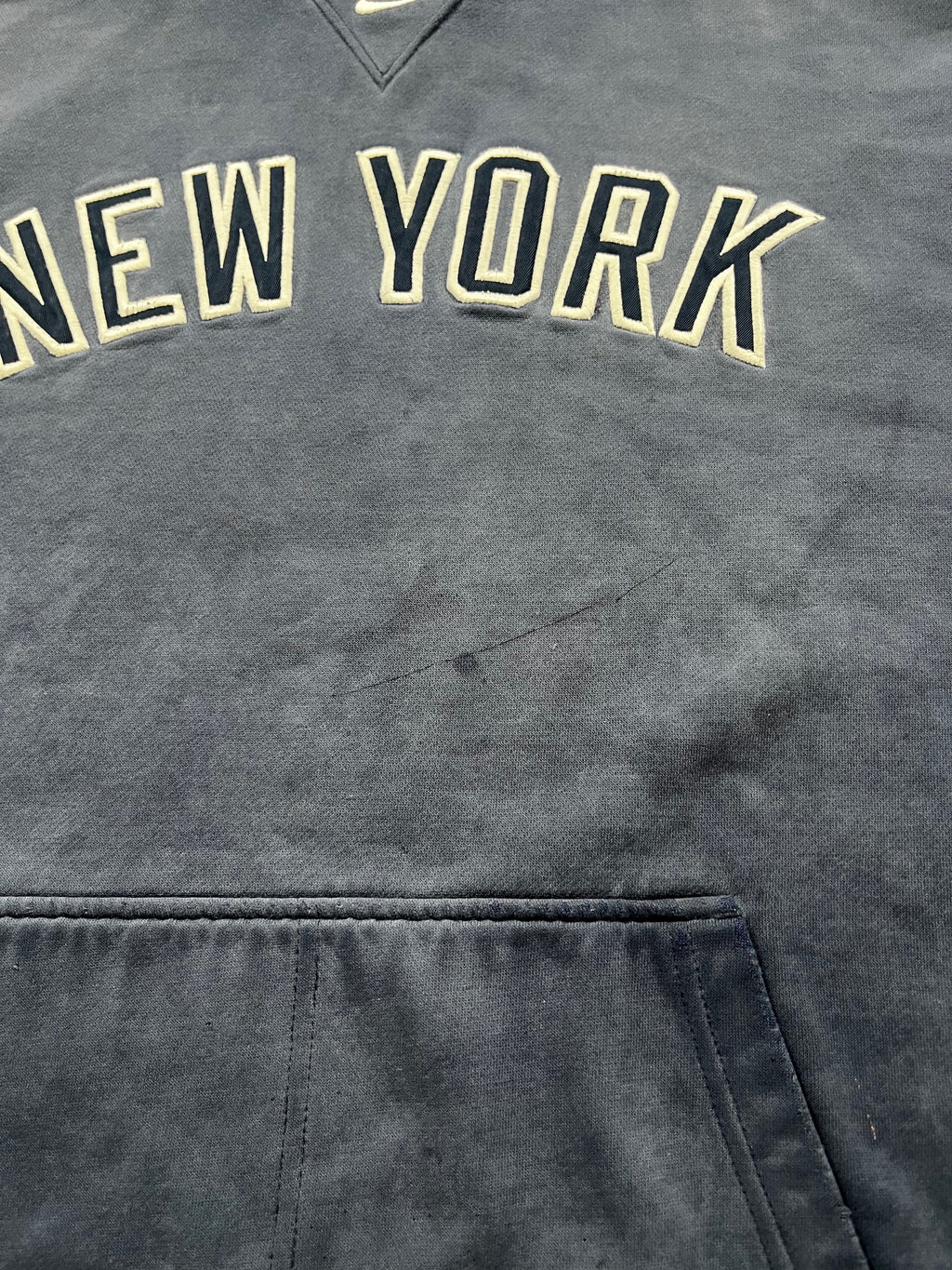 Vintage Blue Nike New York Yankees Hoodie