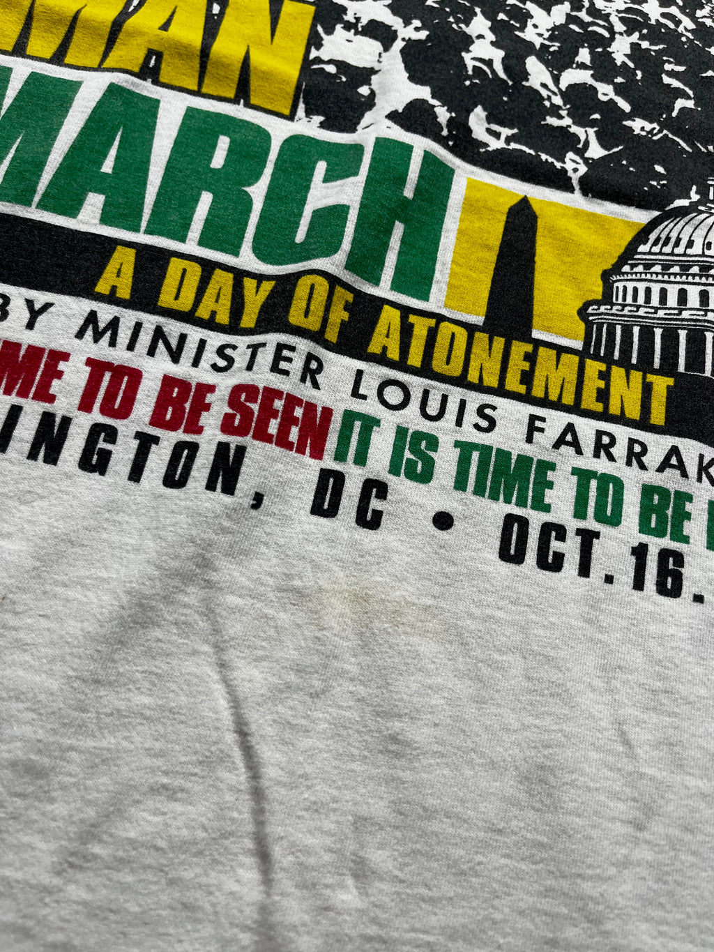 Vintage 1995 Million Man March T-Shirt