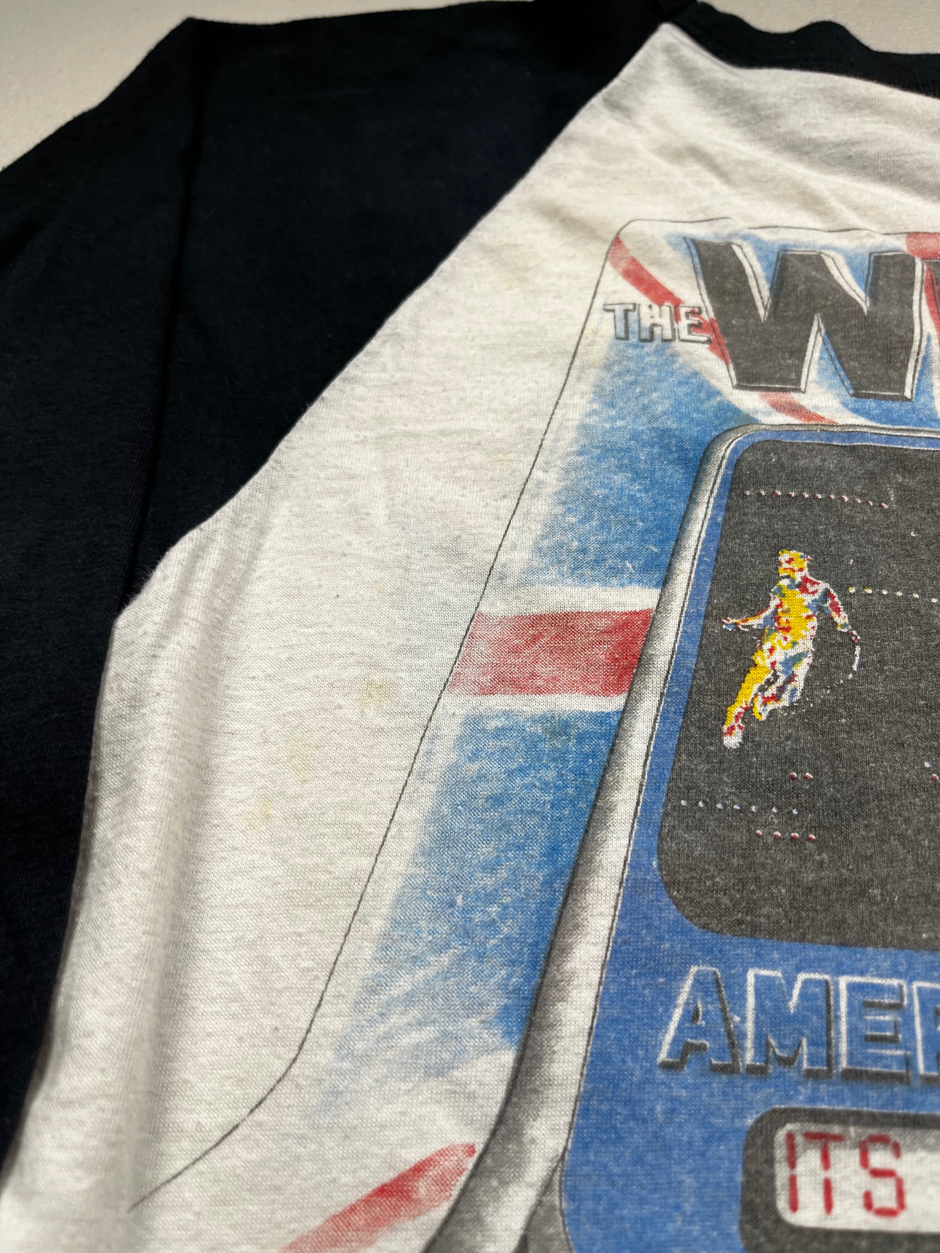 Vintage 1982 The Who American Tour Raglan Baseball Tee