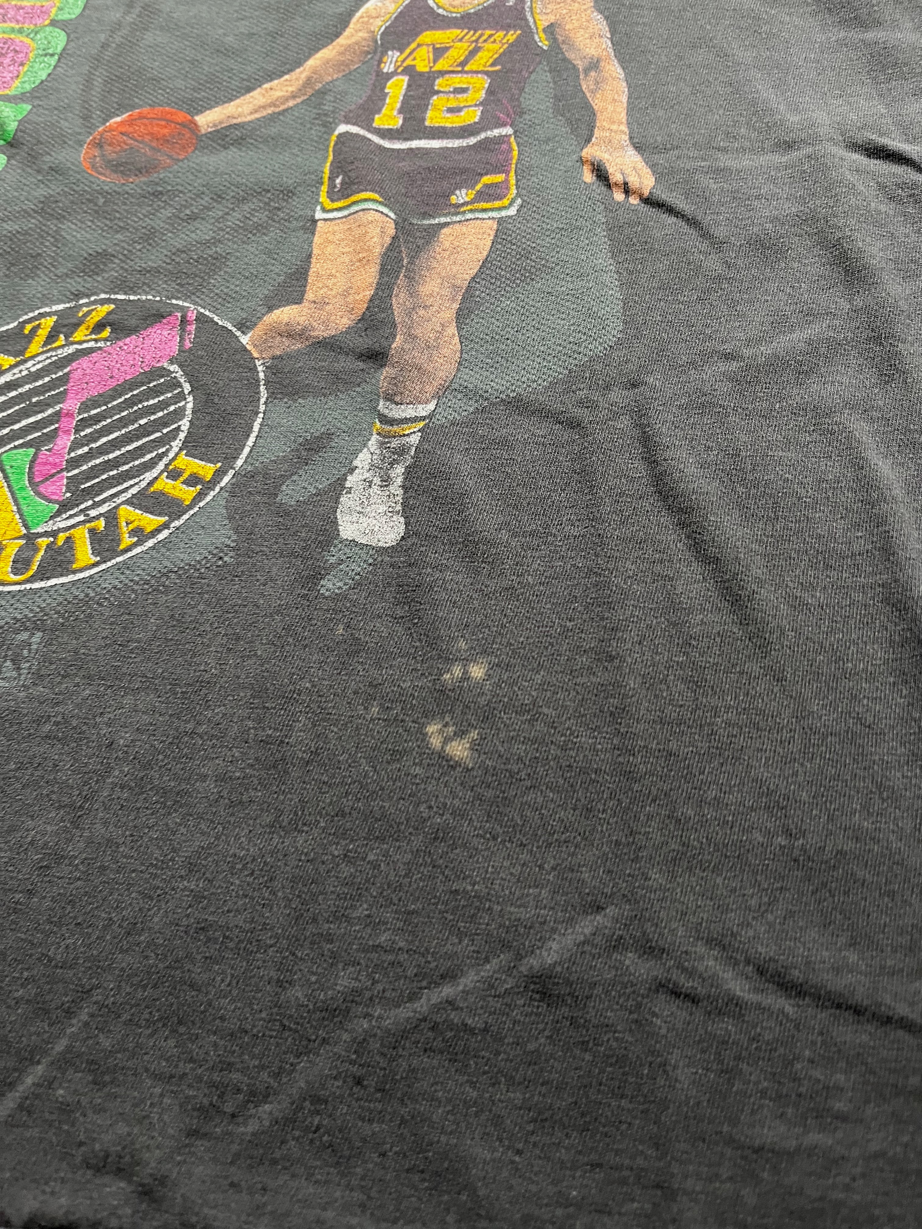 Vintage Black Utah Jazz T-shirt