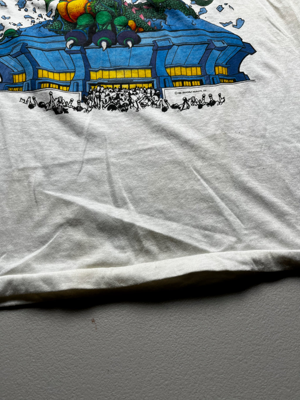 Vintage 1981 Rolling Stones Tour Dragon Raglan Baseball Tee