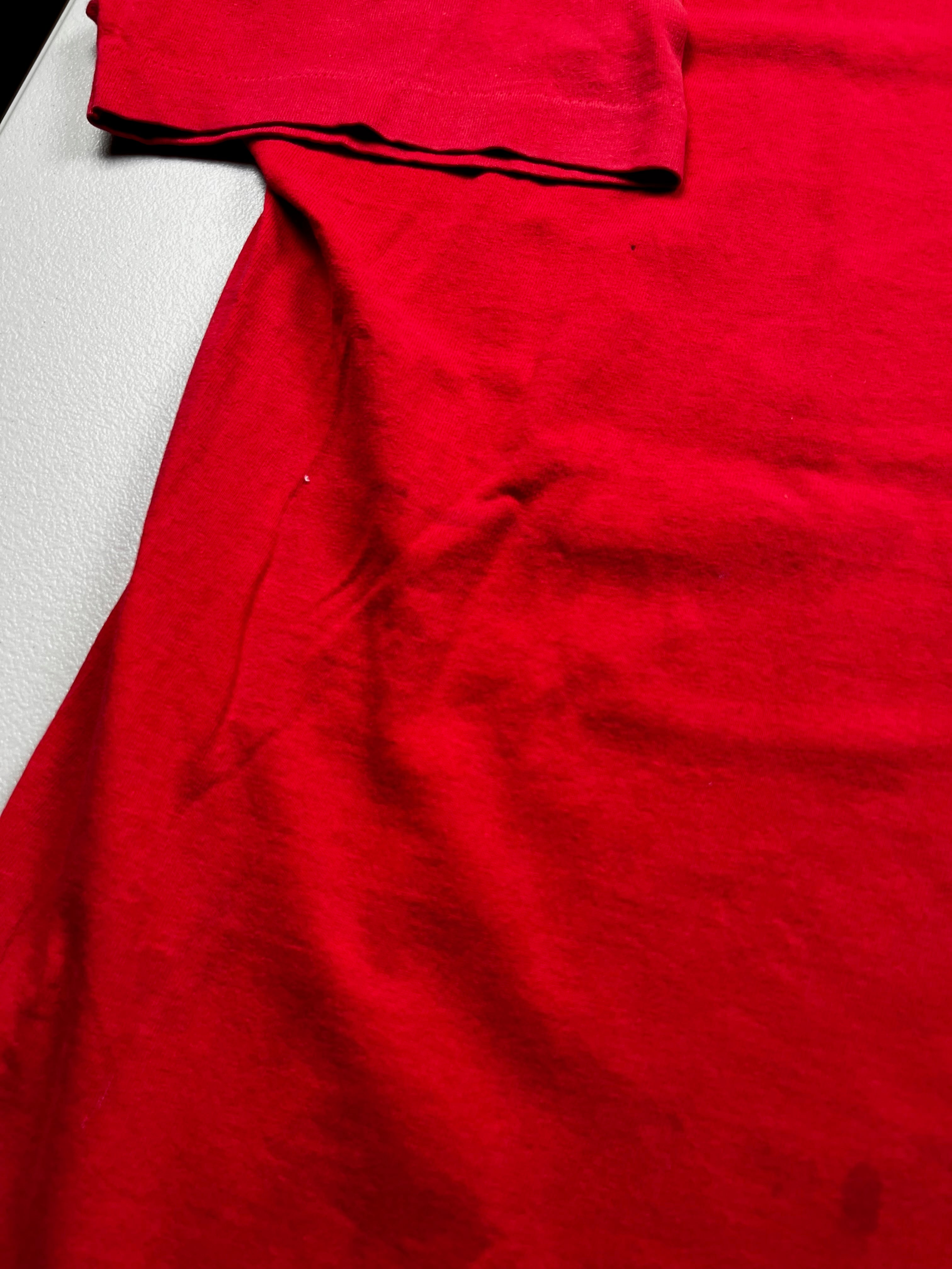 Vintage 1988 Nintendo Super Mario Bros 2 Club T-Shirt Red