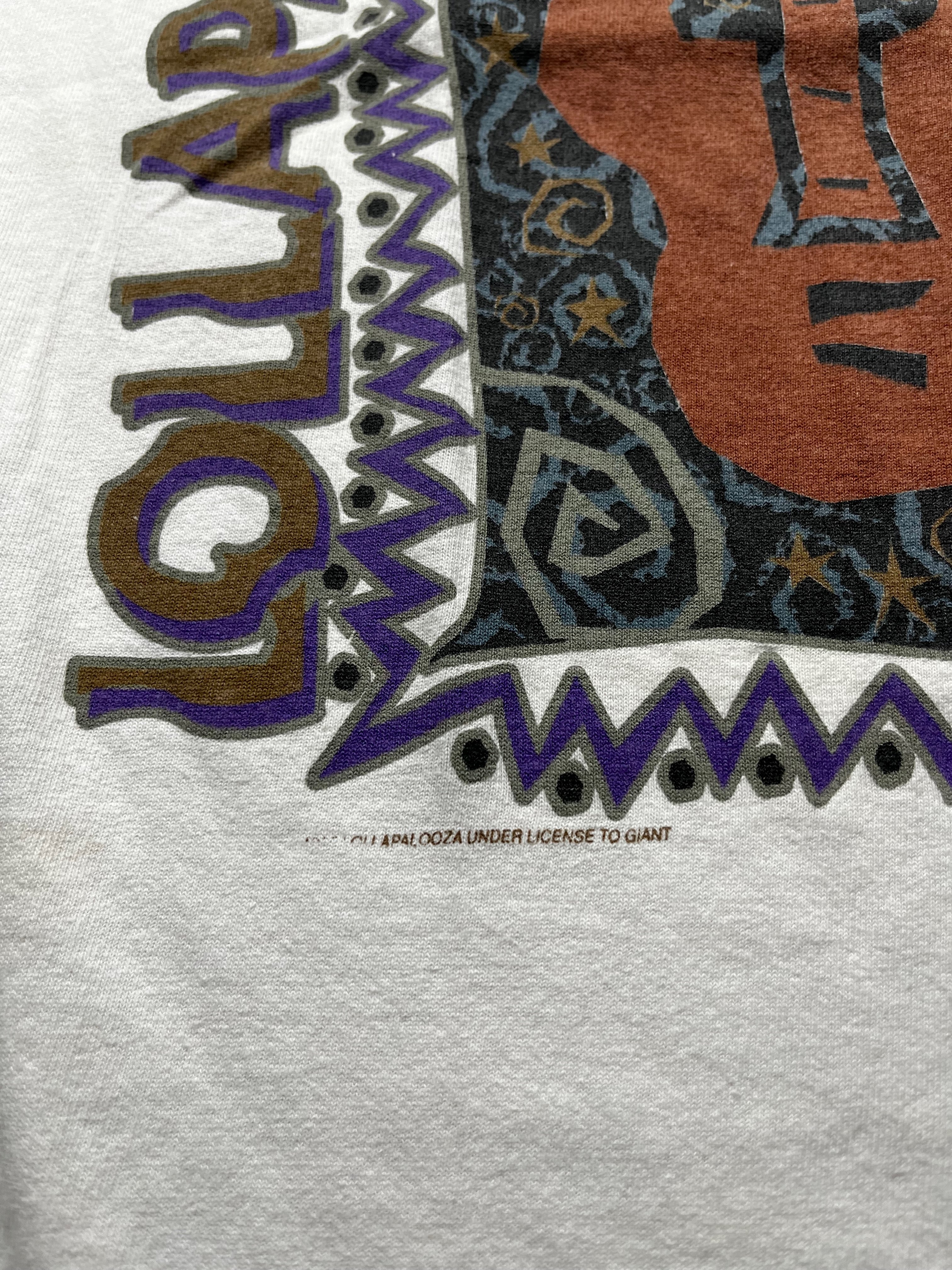 Vintage 1995 Lollapalooza Alternative Music Festival Ringer T-Shirt