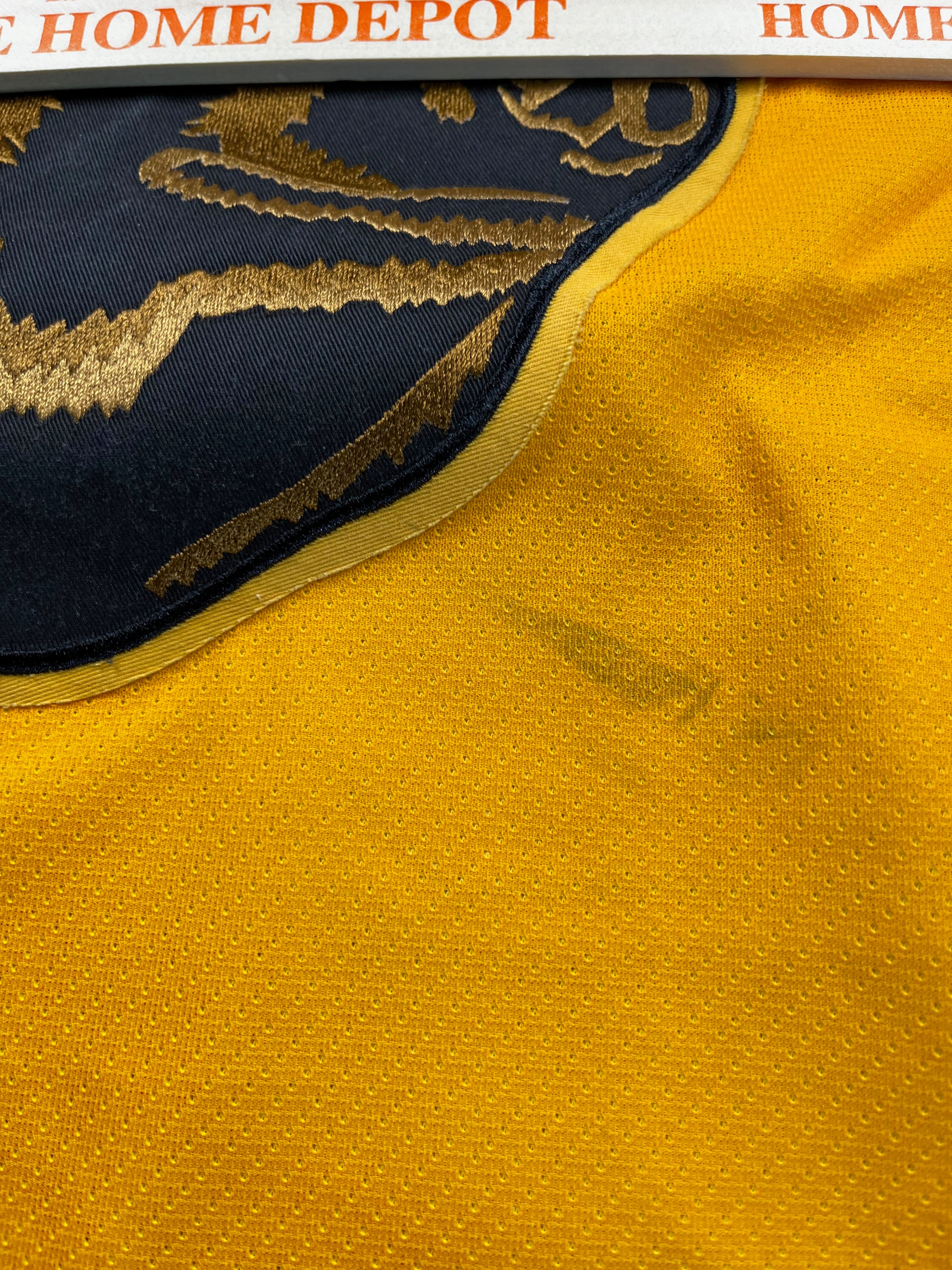 Vintage Yellow CCM Boston Bruins Jersey