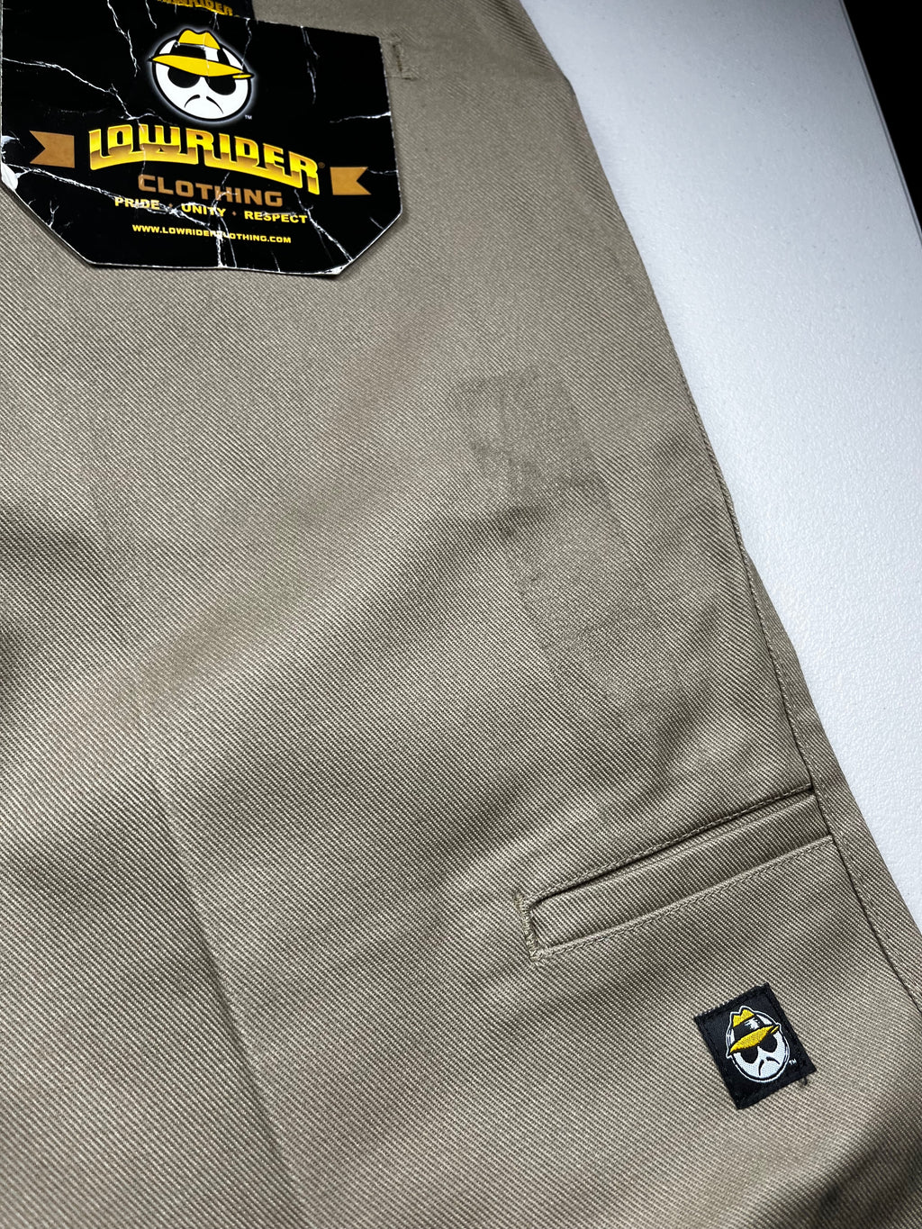 Vintage 90s Lowrider Clothing Wide Leg Khaki Pants