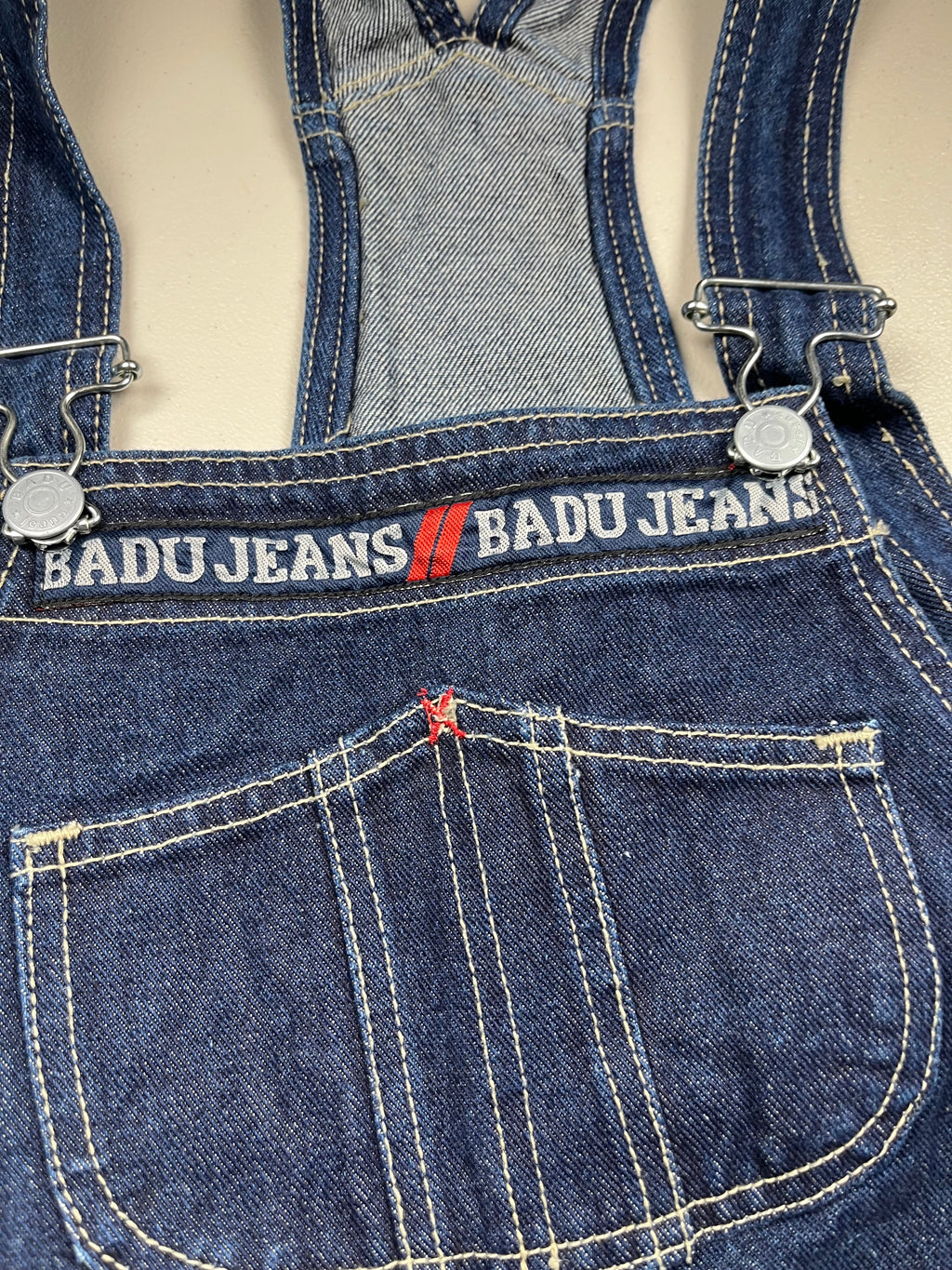 Deadstock Vintage Badu Jeans Baggy Denim Overalls