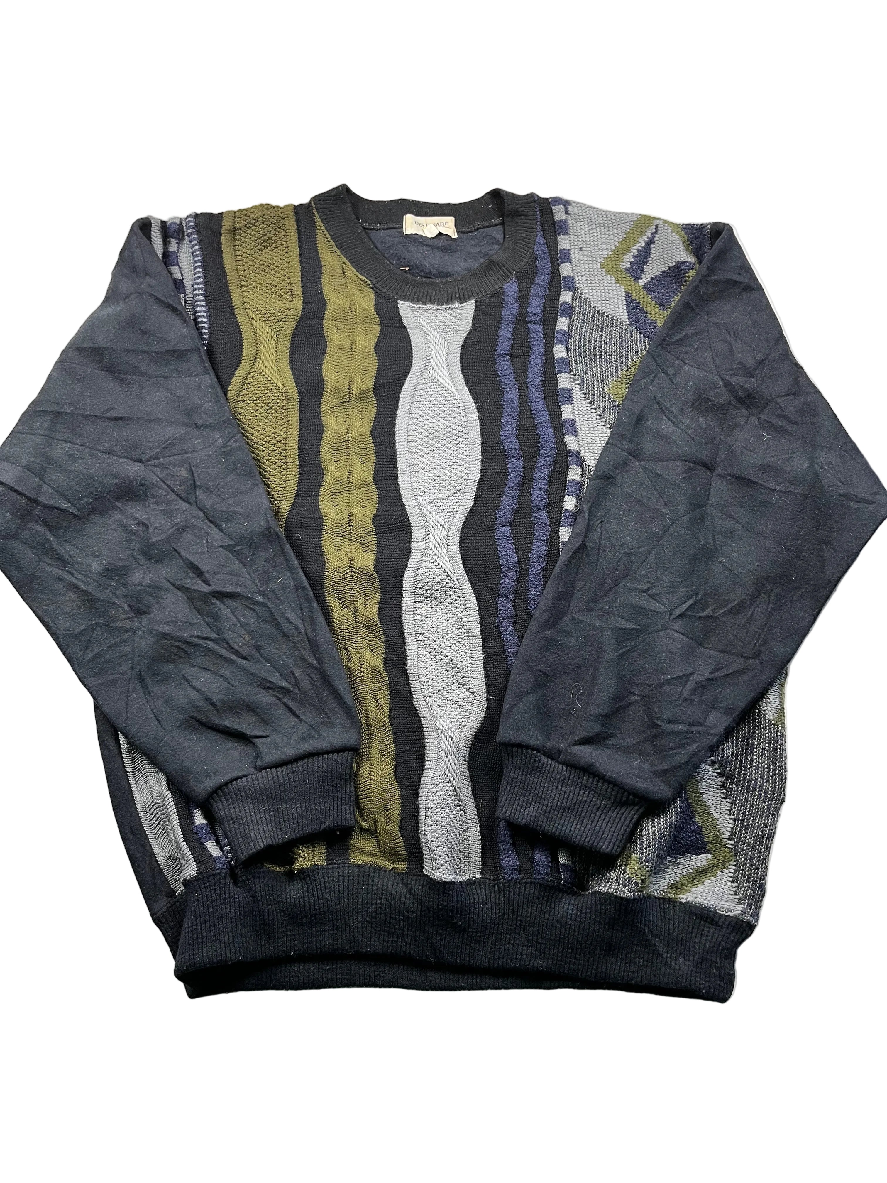 Vintage Destinare 90s-style Knit Pullover Sweater