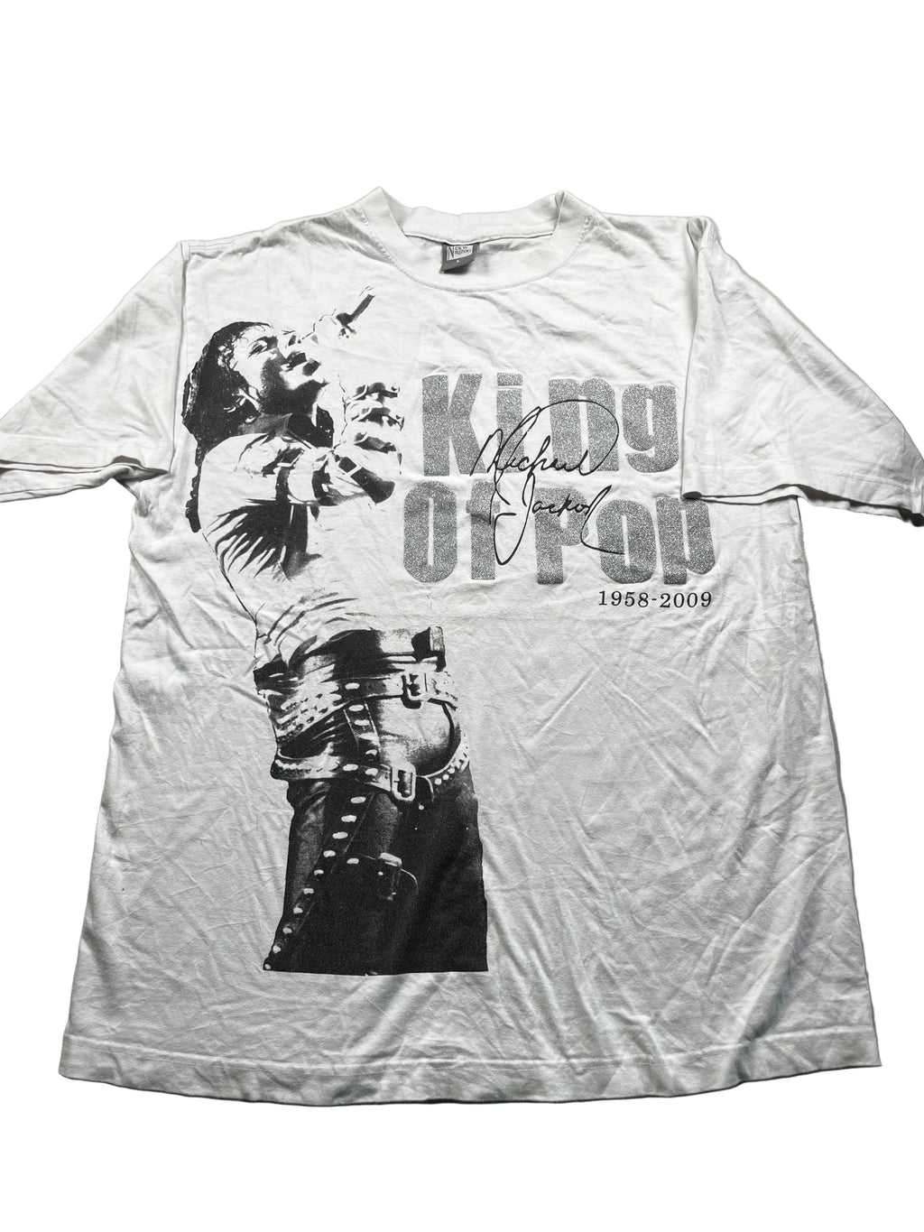 Vintage Michael Jackson "King of Pop" Memorial Shirt