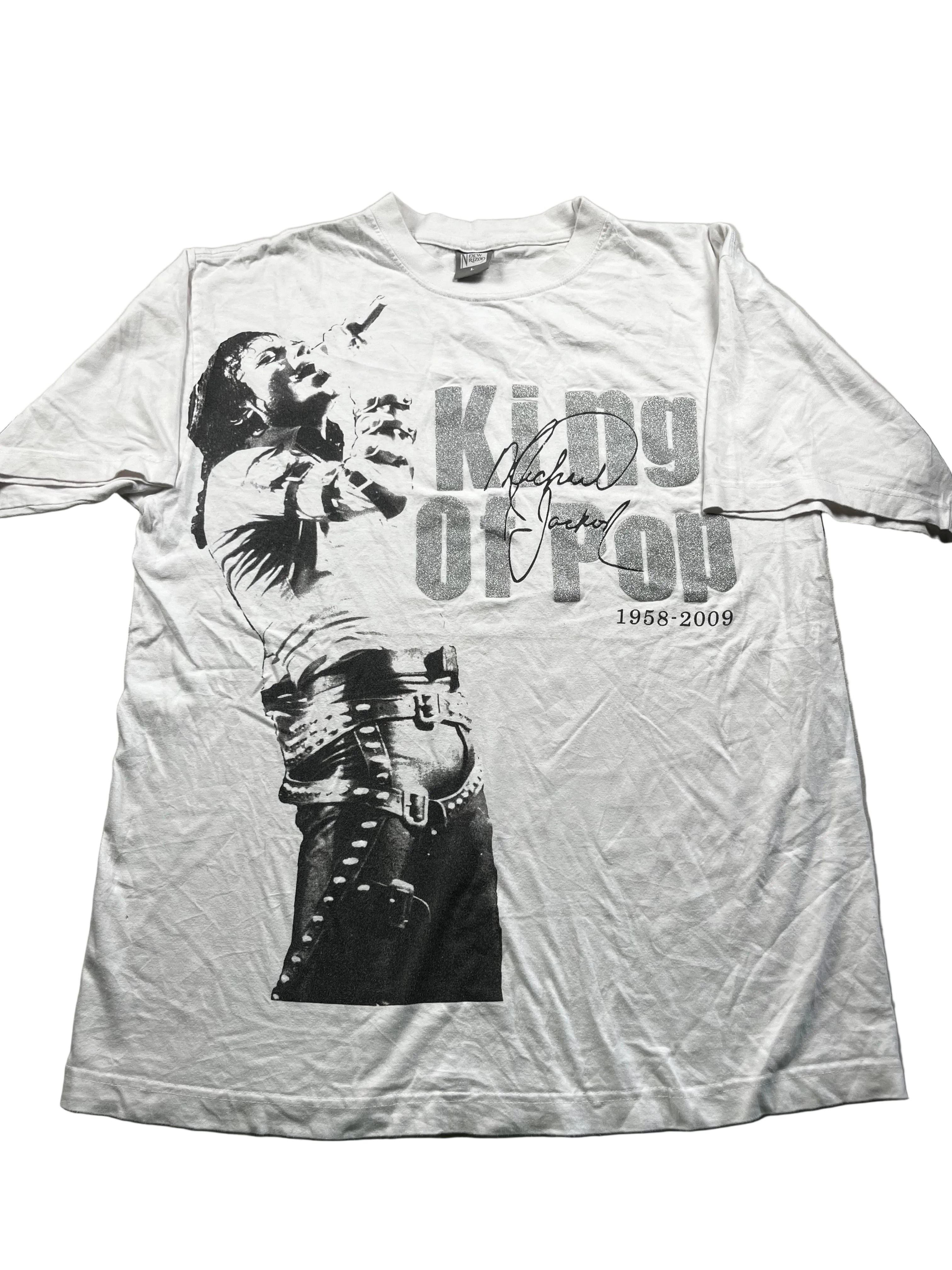 Vintage Michael Jackson "King of Pop" Memorial Shirt