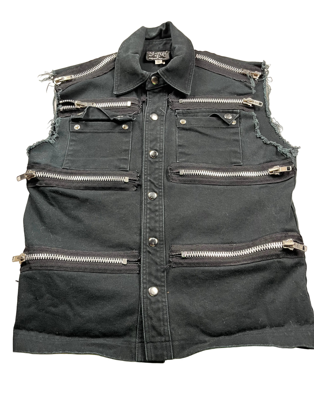 Vintage Shrine Gothic Black Vest