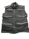 Vintage Shrine Gothic Black Vest