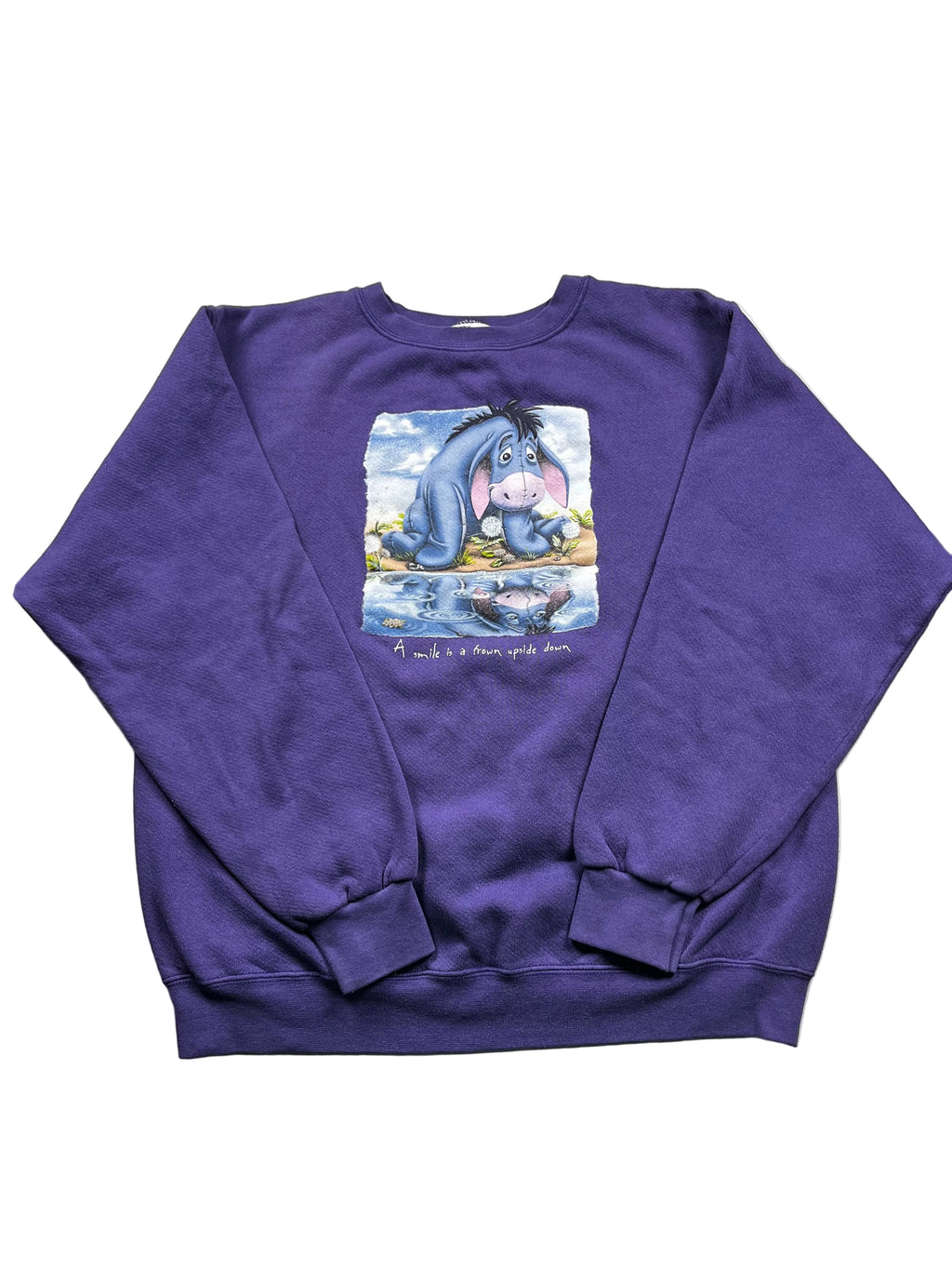 Vintage 90s Purple Disney Store Crewneck Sweatshirt