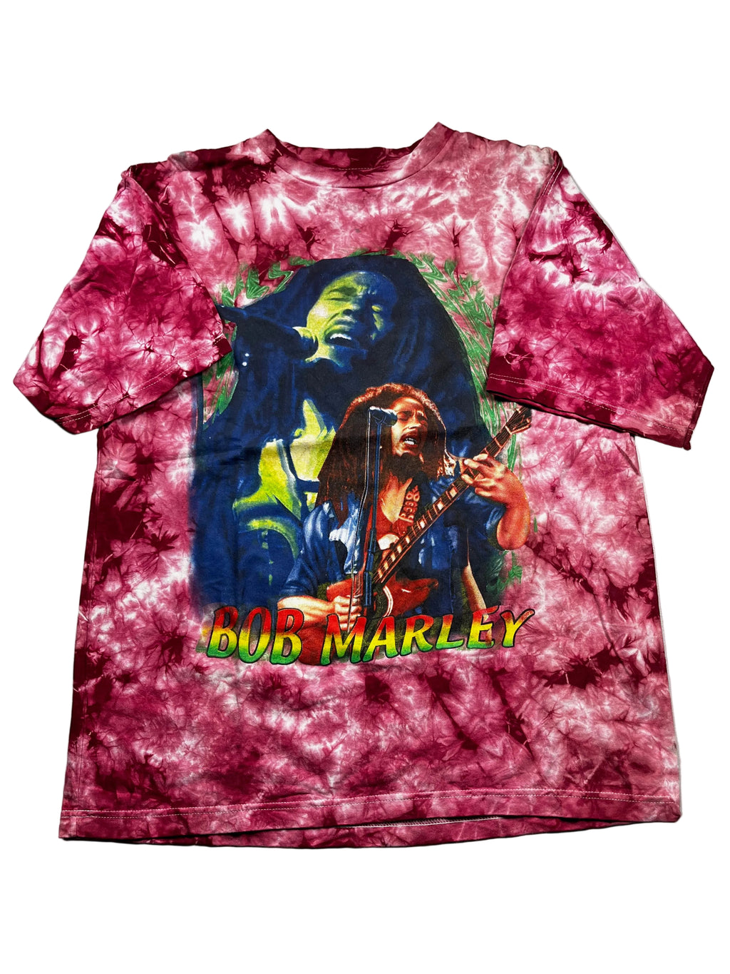 Vintage Bob Marley Tie Dye Graphic Shirt