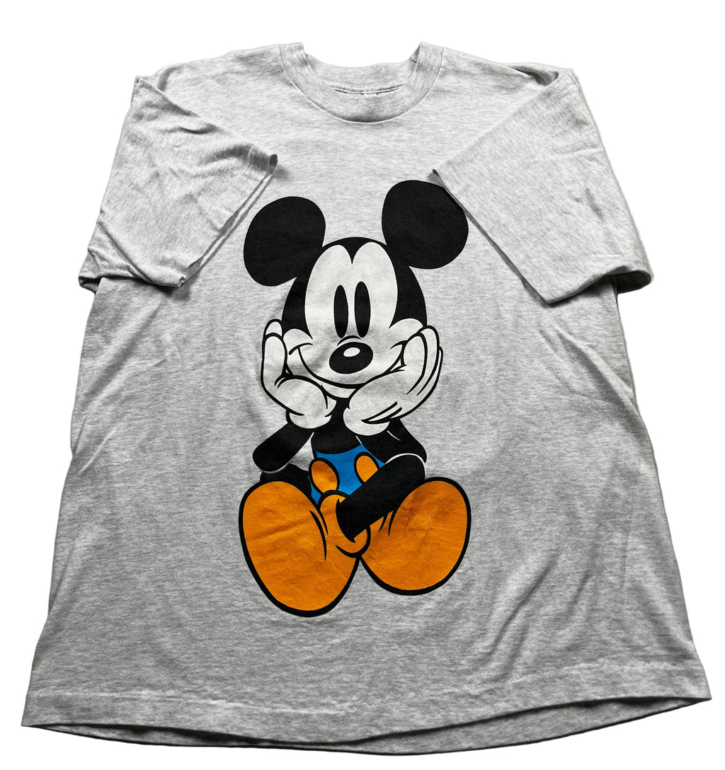 Vintage 1990s Mickey & Co. Gray T-Shirt