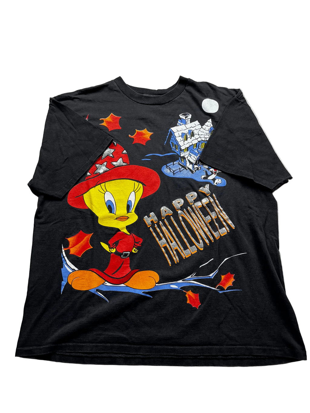 Vintage 1990s Looney Tunes "Happy Halloween" T-Shirt
