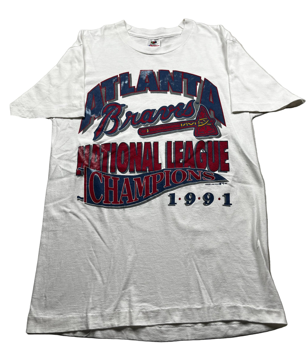Vintage 1991 Atlanta Braves National League Champions T-Shirt