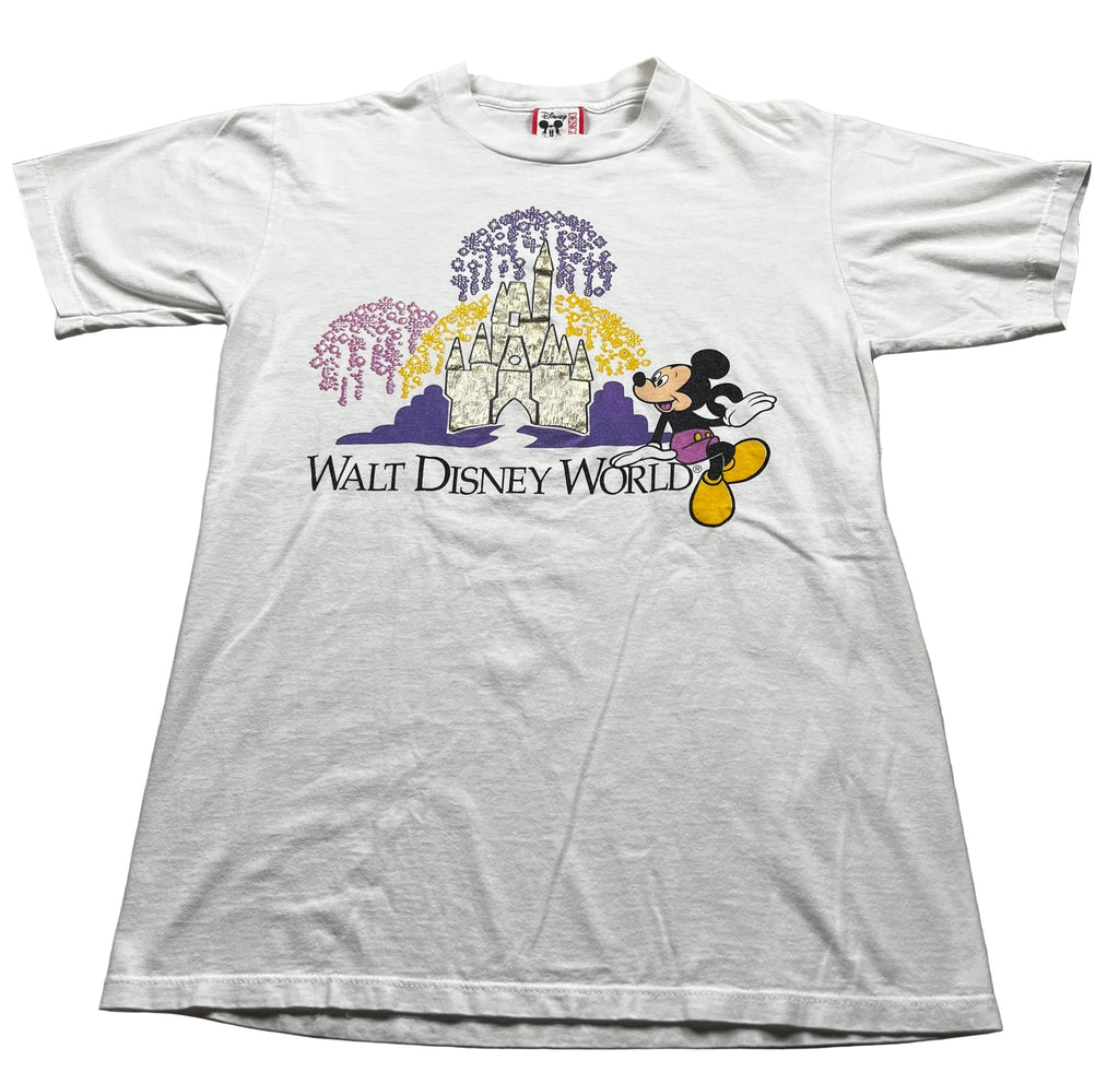 Vintage Disney Mickey Mouse Castle Tee
