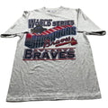 Vintage Grey Atlanta Braves 1995 World Series Champions Tee