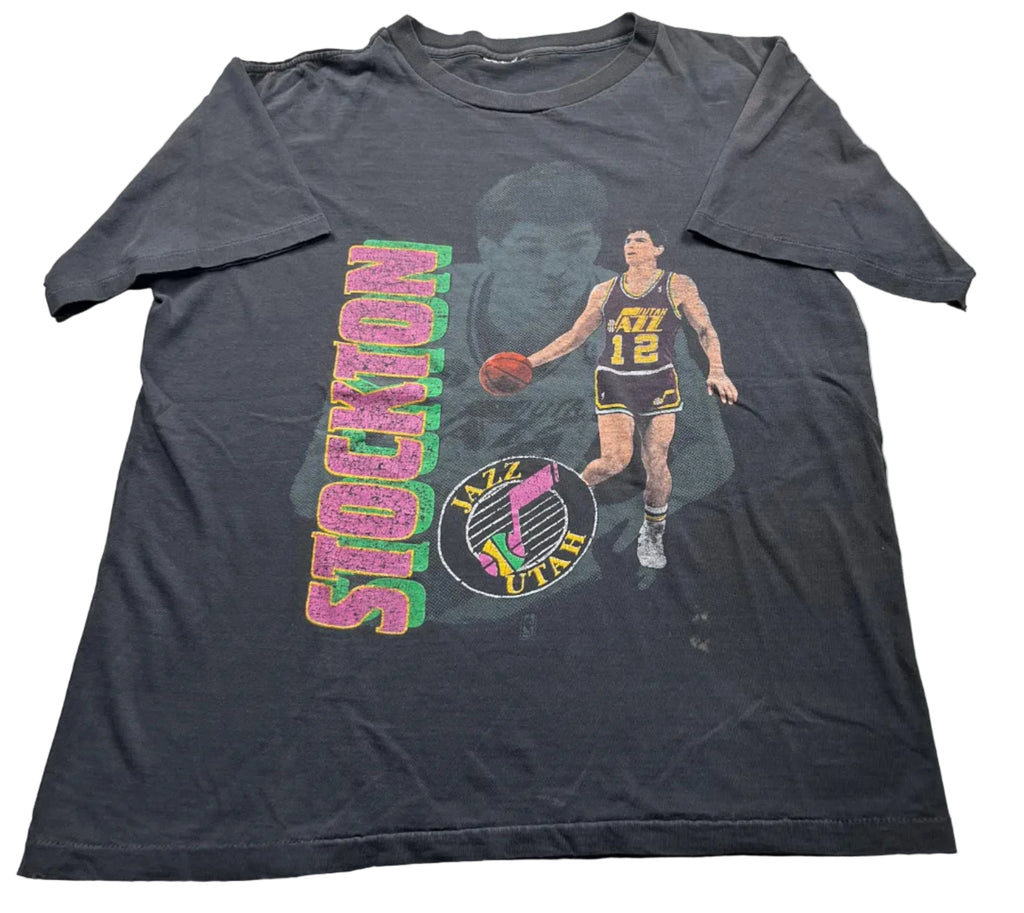 Vintage Black Utah Jazz T-shirt