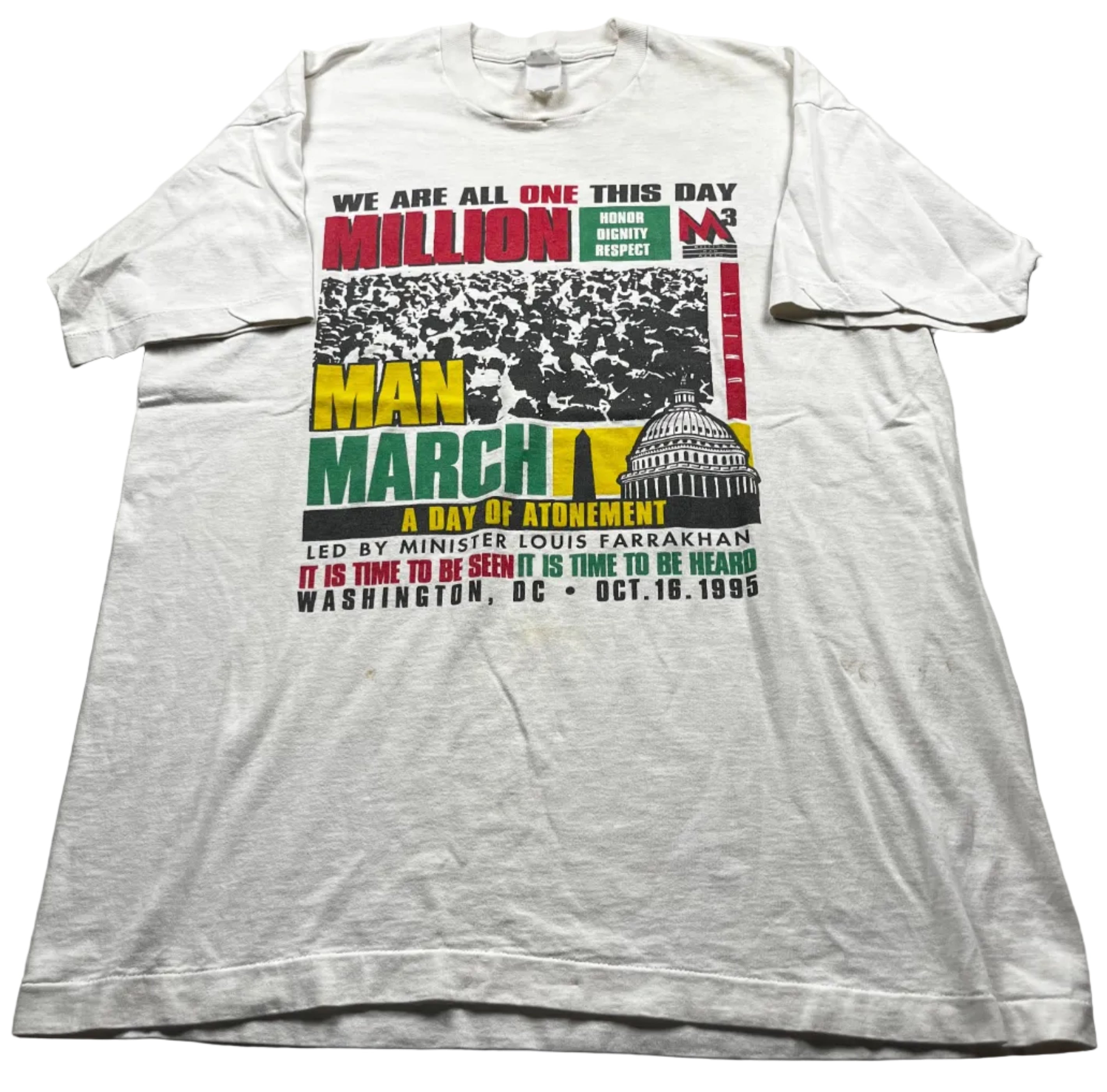 Vintage 1995 Million Man March T-Shirt