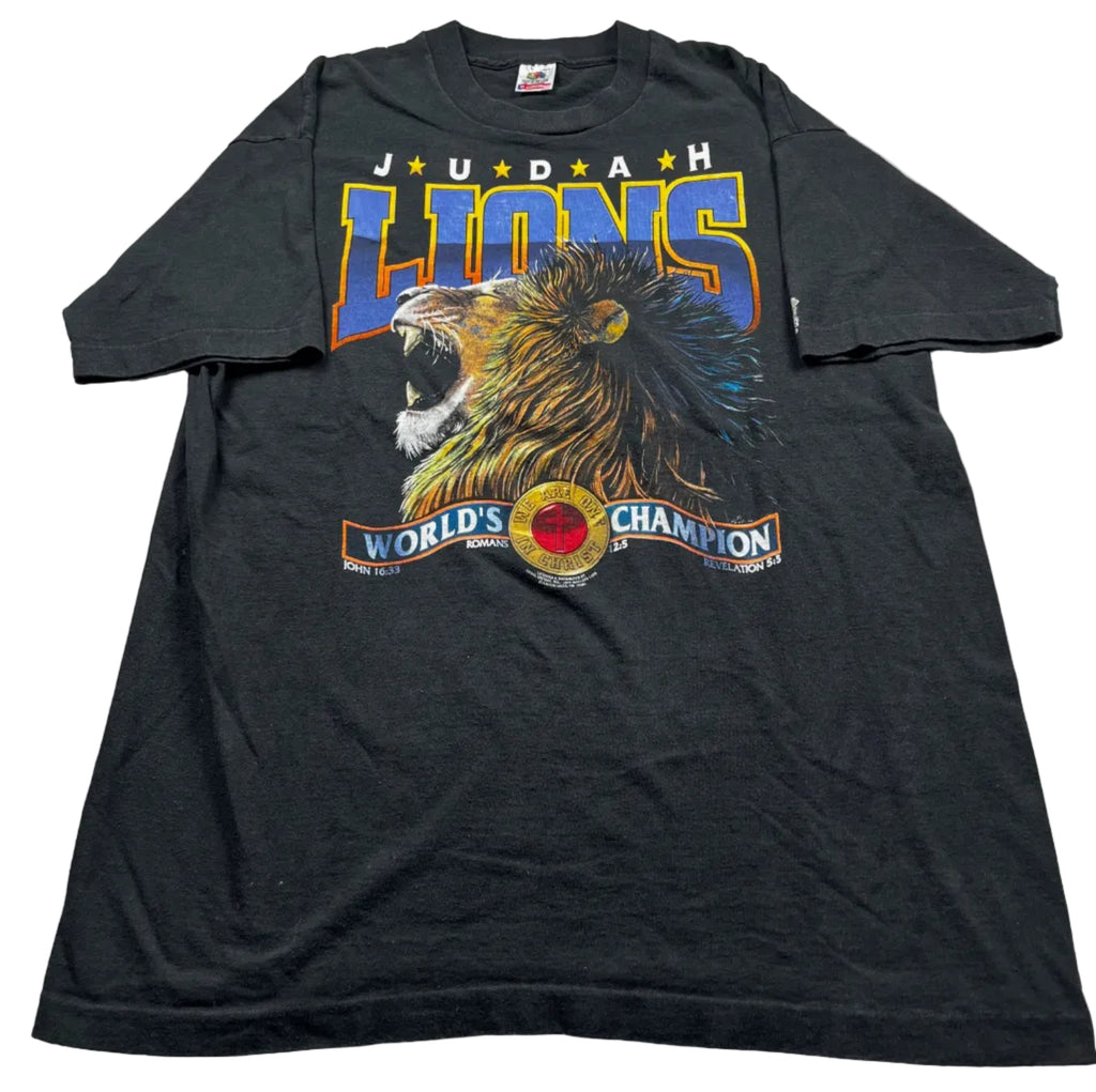 Vintage Black Judah Lions T-Shirt