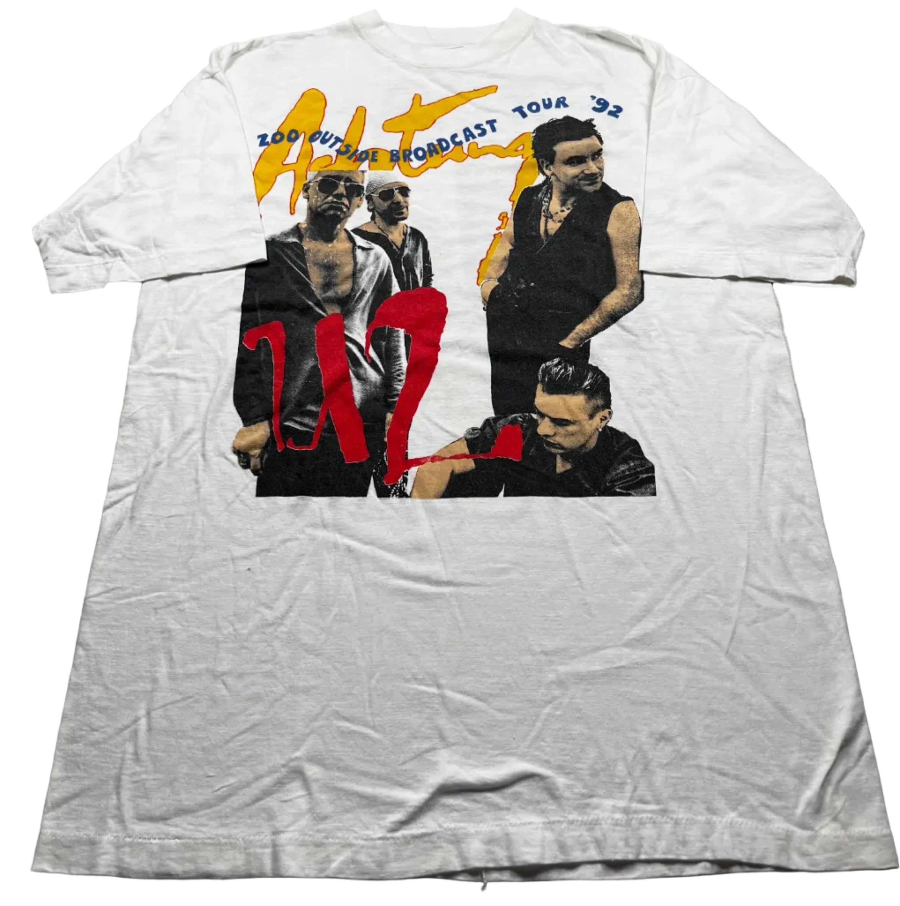 Vintage Band U2 Achtung Baby Zoo TV Tour T-Shirt