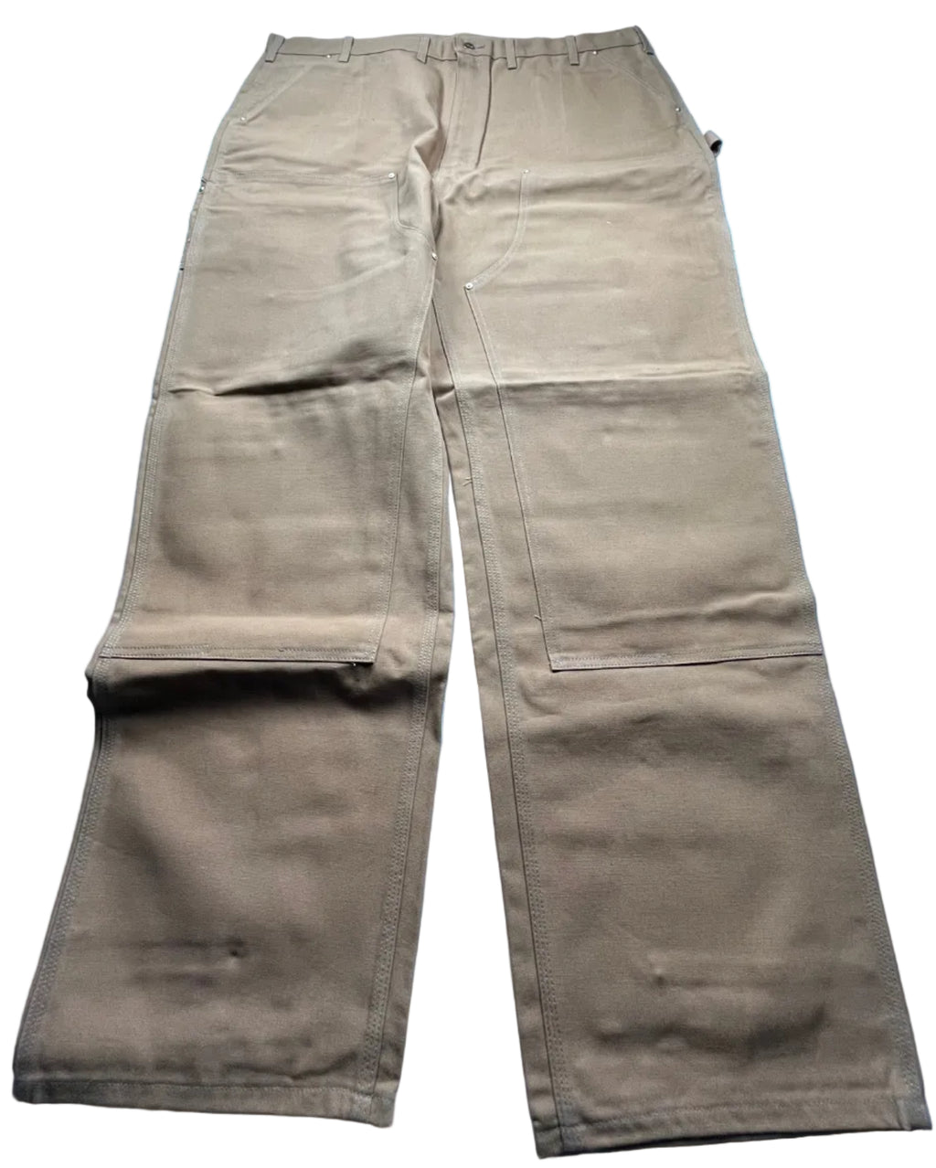 Vintage Carhartt Loose Fit Firm Duck Work Pants Brow