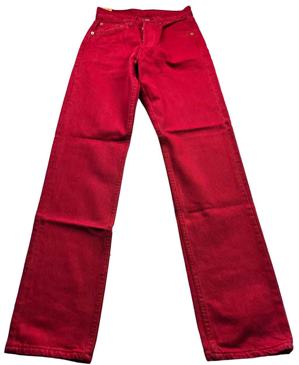 Deadstock Vintage Red Levi's 501 Jeans