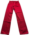 Deadstock Vintage Red Levi's 501 Jeans
