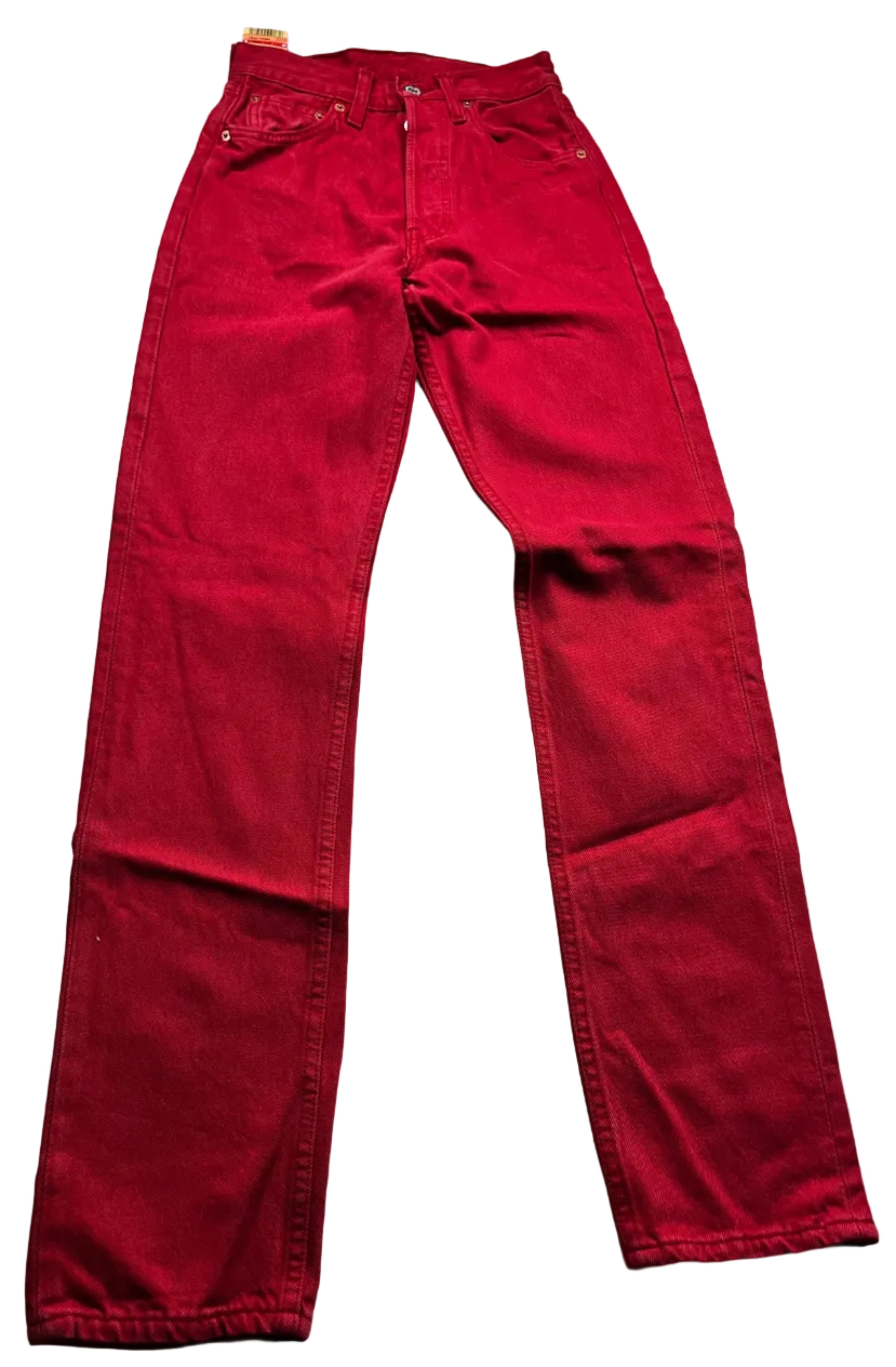 Deadstock Vintage Red Levi's 501 Jeans