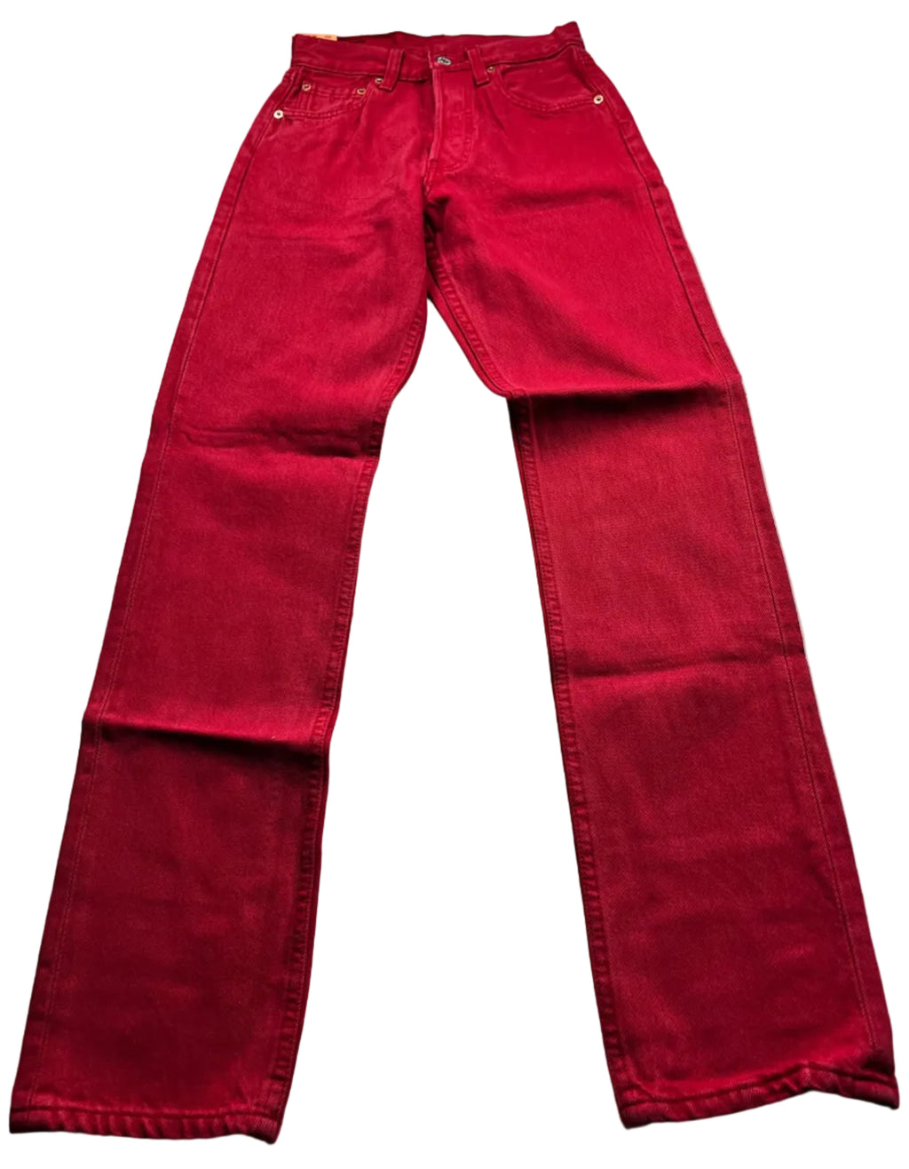 Deadstock Vintage Red Levi's 501 Jeans