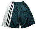 Vintage Brooklyn Mesh Basketball Shorts Forest Green White