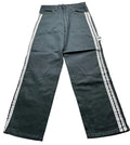 Bolero Tekno Black Wide Leg Denim Rave Skate Jeans