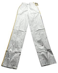 Vintage Campus White Straight Leg Track Pants