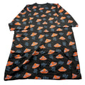 Vintage Style All-Over Print Diamond & Dollar Sign Graphic Tee