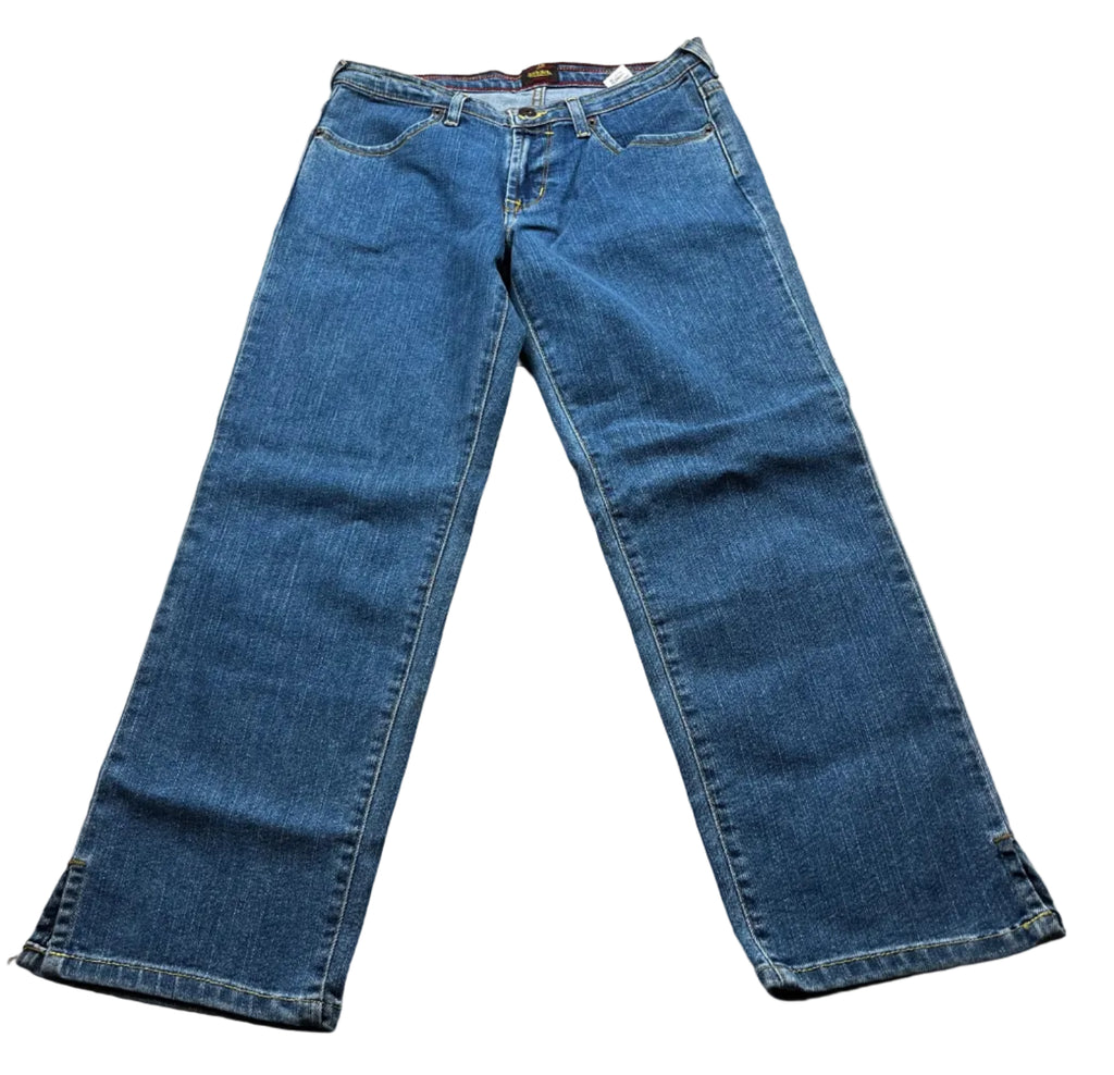Vintage Y2K Von Dutch Classic Medium Wash Straight-Leg Jeans