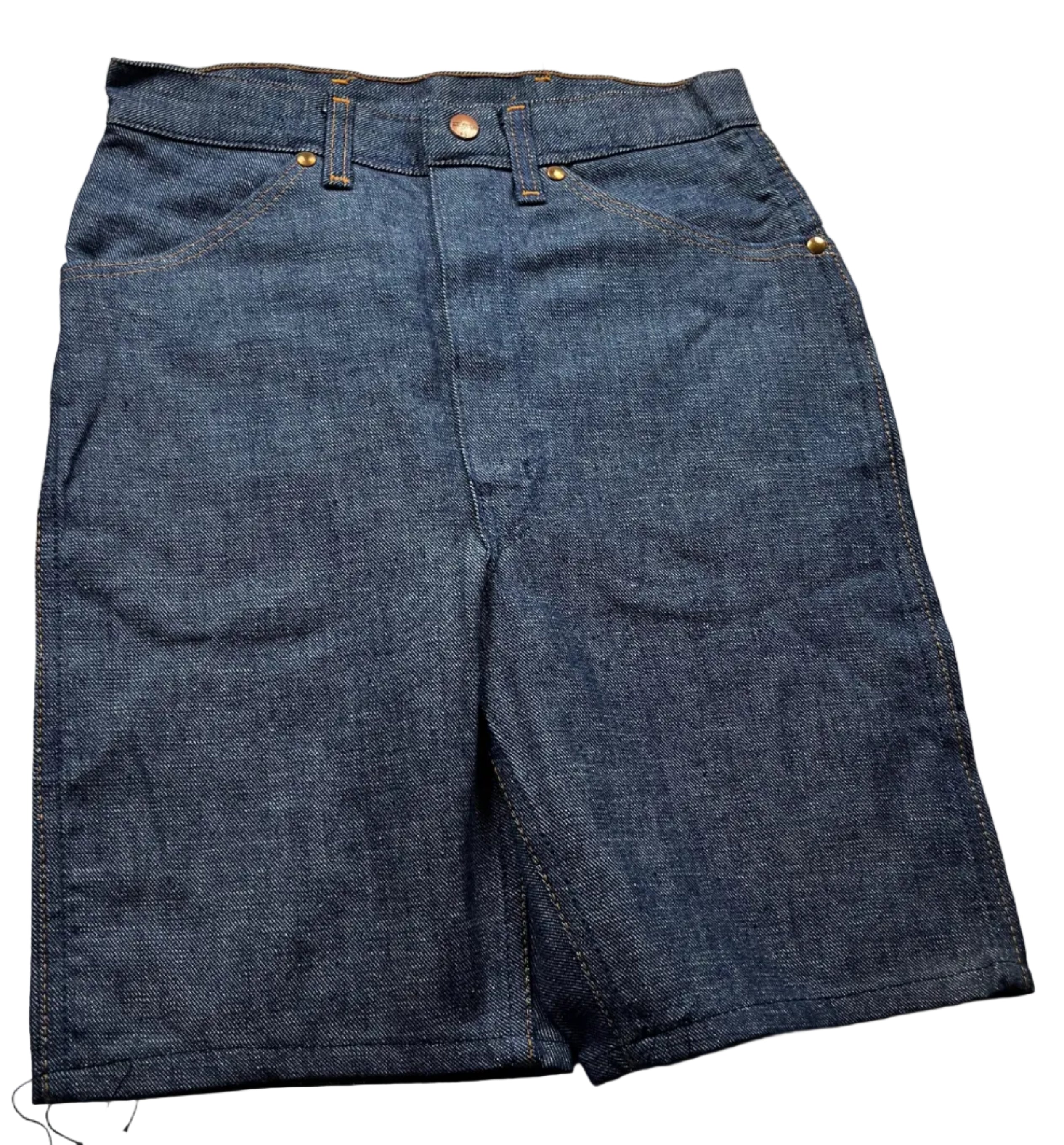 Vintage 1970s Deadstock Maverick Blue Bell Denim Western Shorts