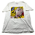 Vintage 90s Roy Lichtenstein Girl With Hair Ribbon Shirt