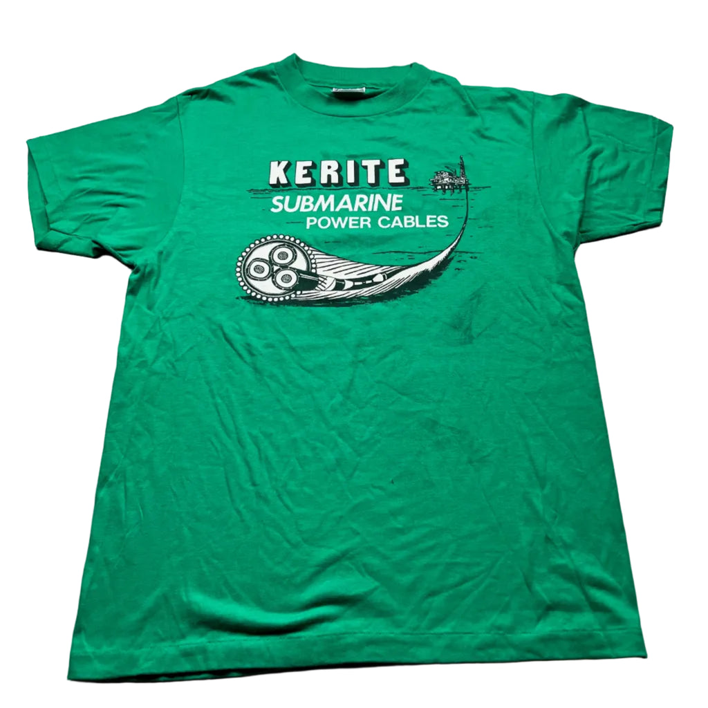 Vintage 80s Kerite Submarine Power Cables Shirt