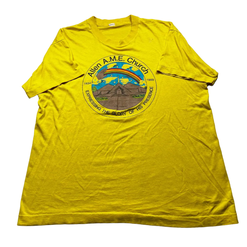 Vintage 1989 Allen AME Church 155th Anniversary Shirt