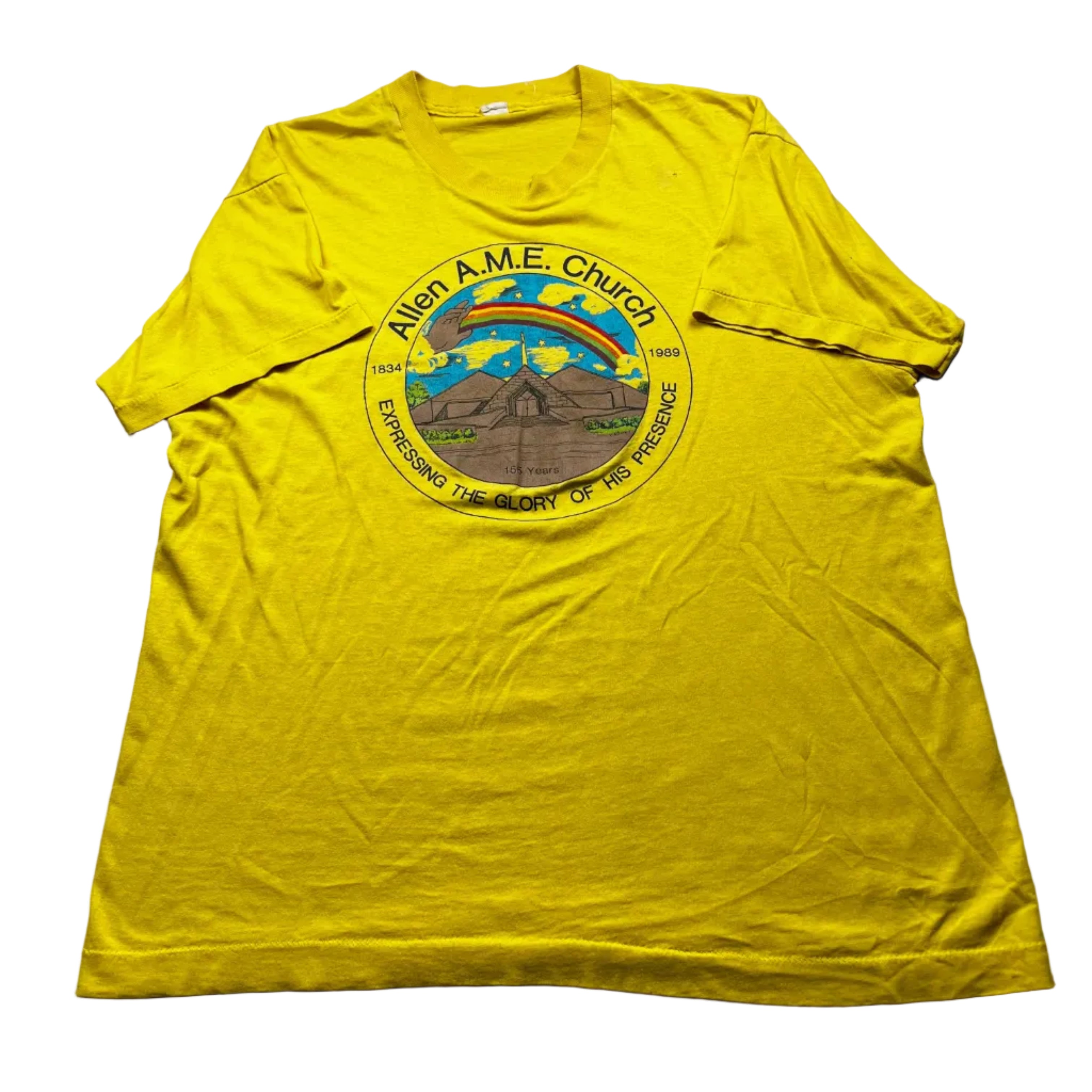 Vintage 1989 Allen AME Church 155th Anniversary Shirt