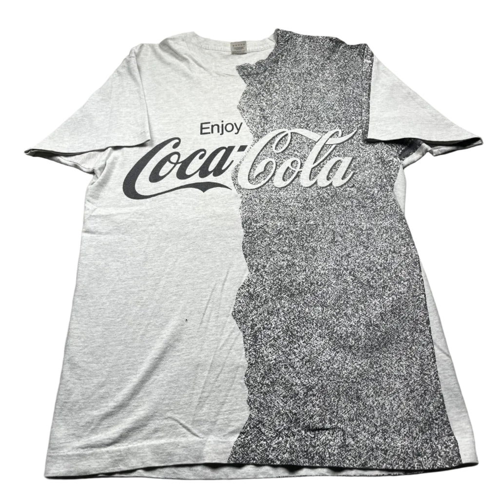 Vintage 90s Coca-Cola Split Static Print Shirt