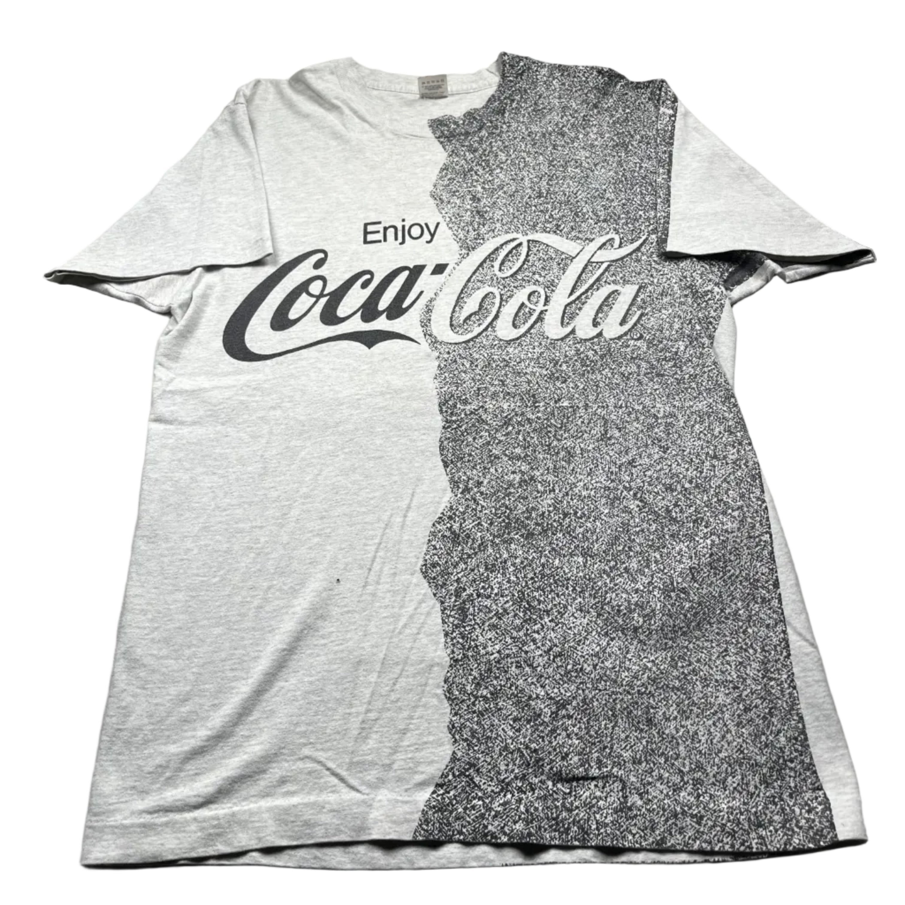 Vintage 90s Coca-Cola Split Static Print Shirt