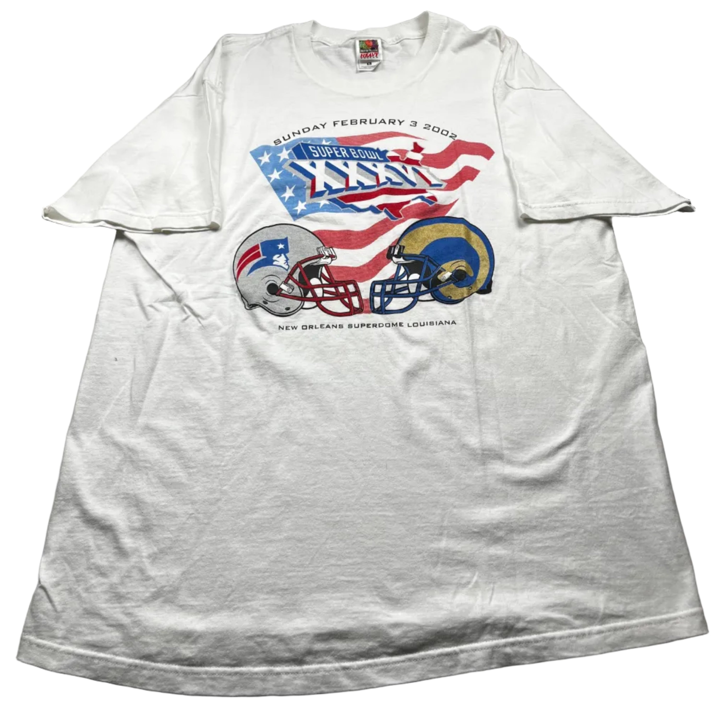 Vintage 2002 Super Bowl XXXVI Shirt