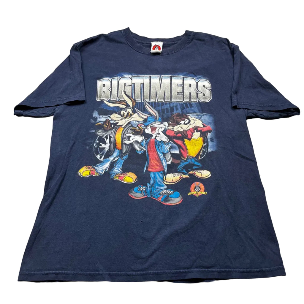 Vintage Y2K Big Timers Looney Tunes Rap Shirt