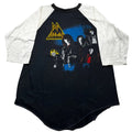 Vintage 1980s Def Leppard Rock Brigade Raglan Band T-Shirt